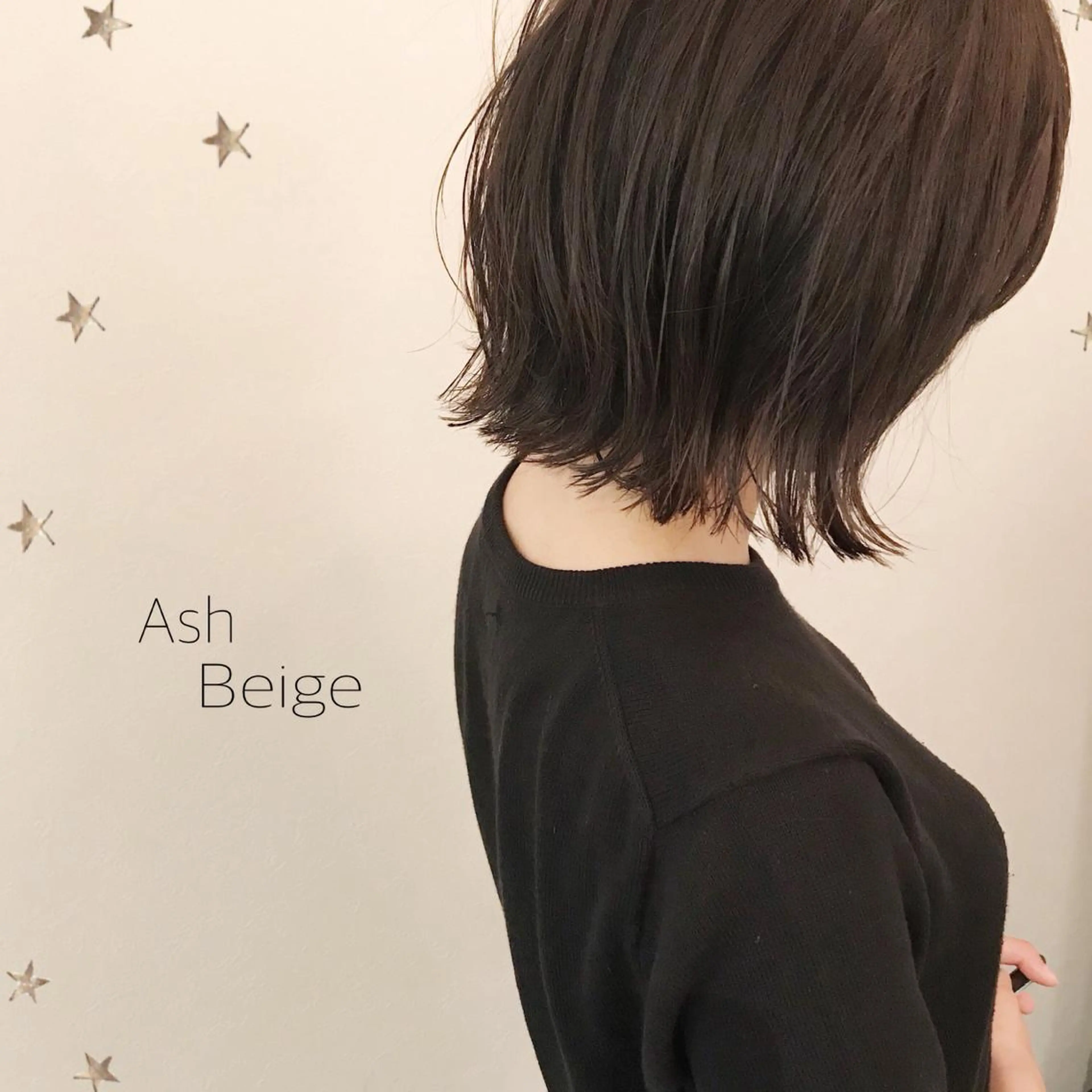 ミディアム カラー 市川 千夏のヘアスタイル