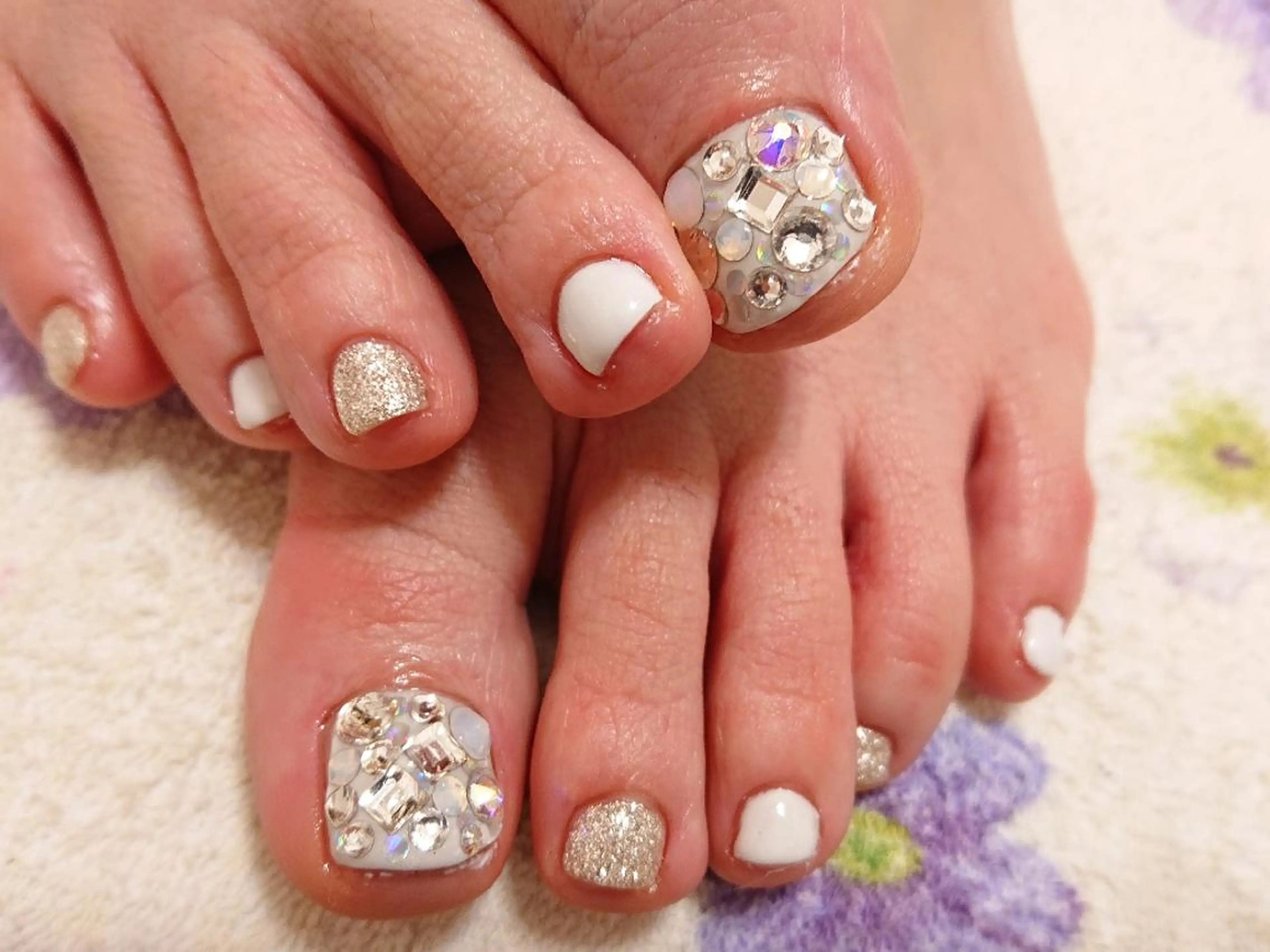 ネイル フットネイル ジェルネイル フットネイル あんきち    のネイルデザイン