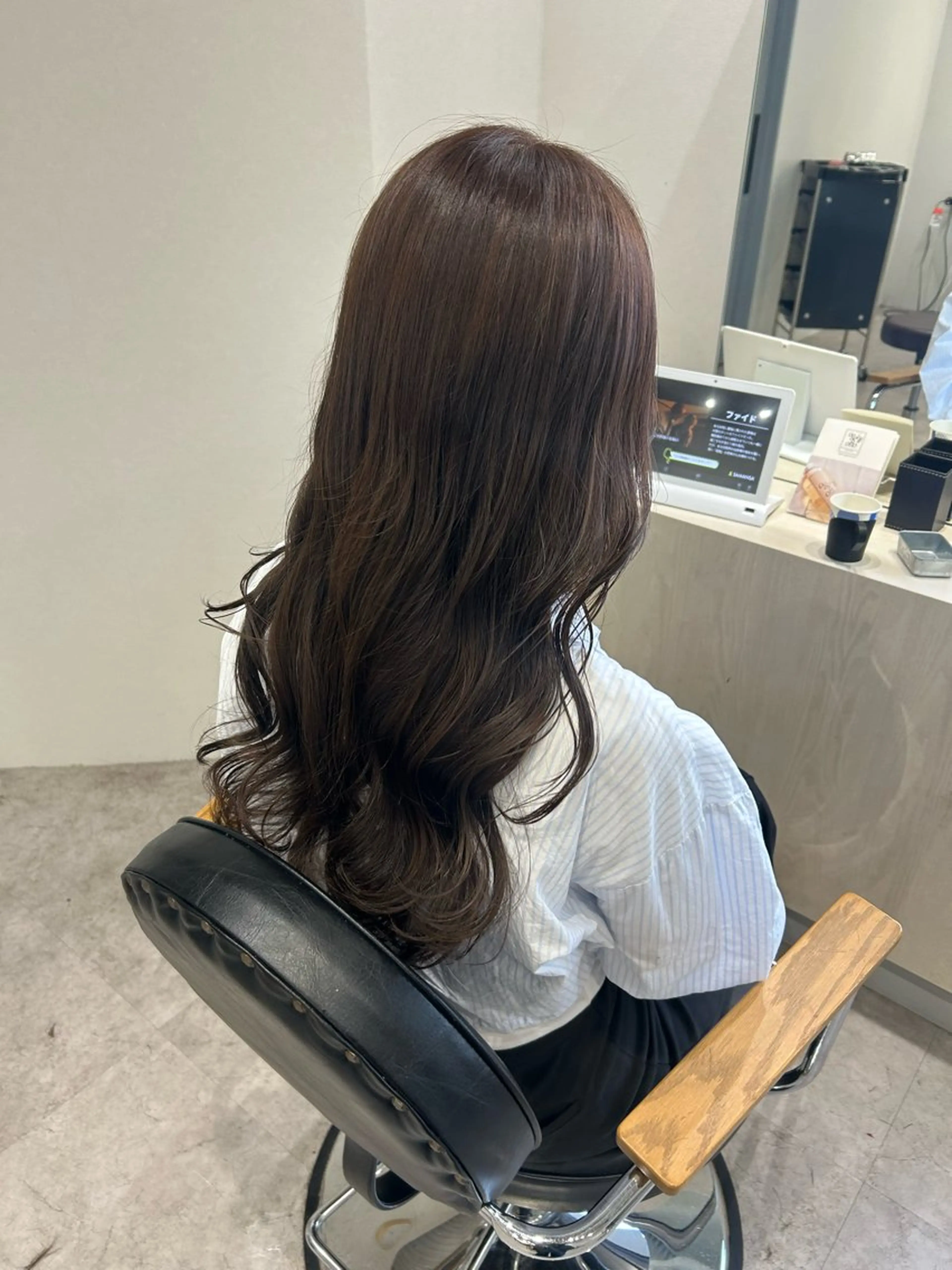 ロング カラー ヘアアレンジ ブラウンカラー ラベンダーカラー カット ヘアカラー ボブ /ニュアンス/ satomi🧸💖のヘアスタイル