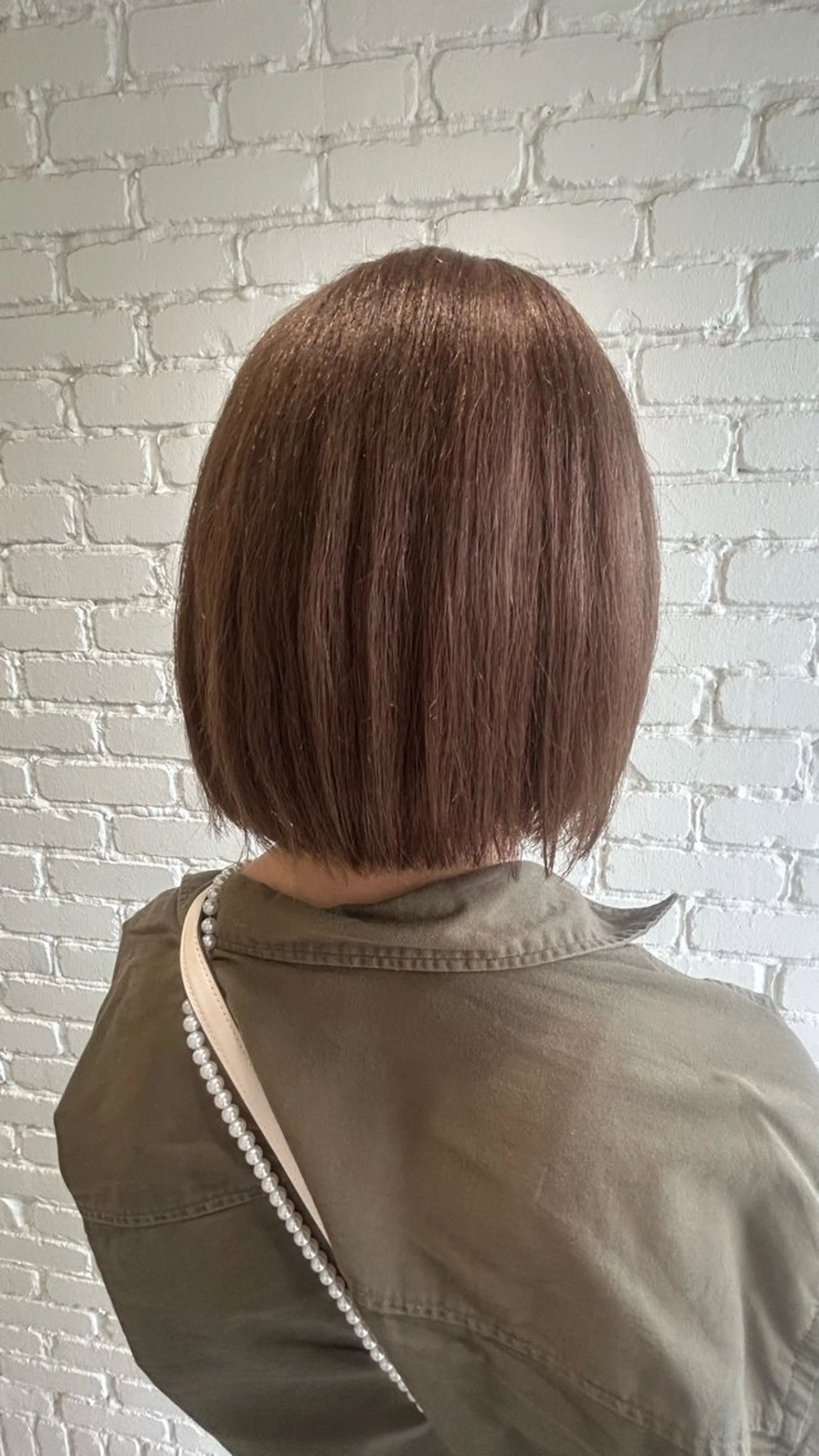 カラー ベージュカラー 日比野 莉帆のヘアスタイル