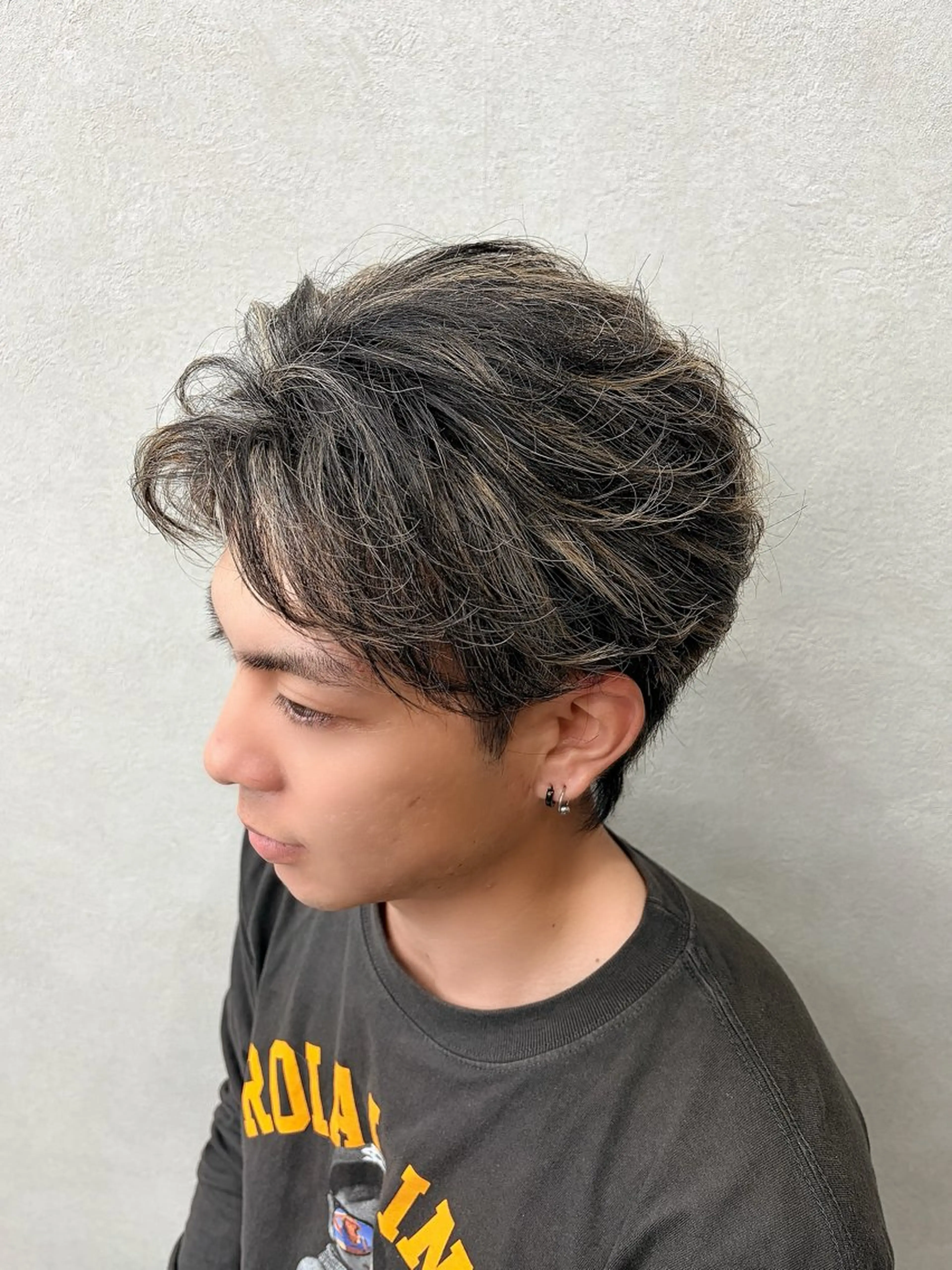 ショート カラー メンズ カット 【韓国ヘア ×透明感カラー】芳川のヘアスタイル