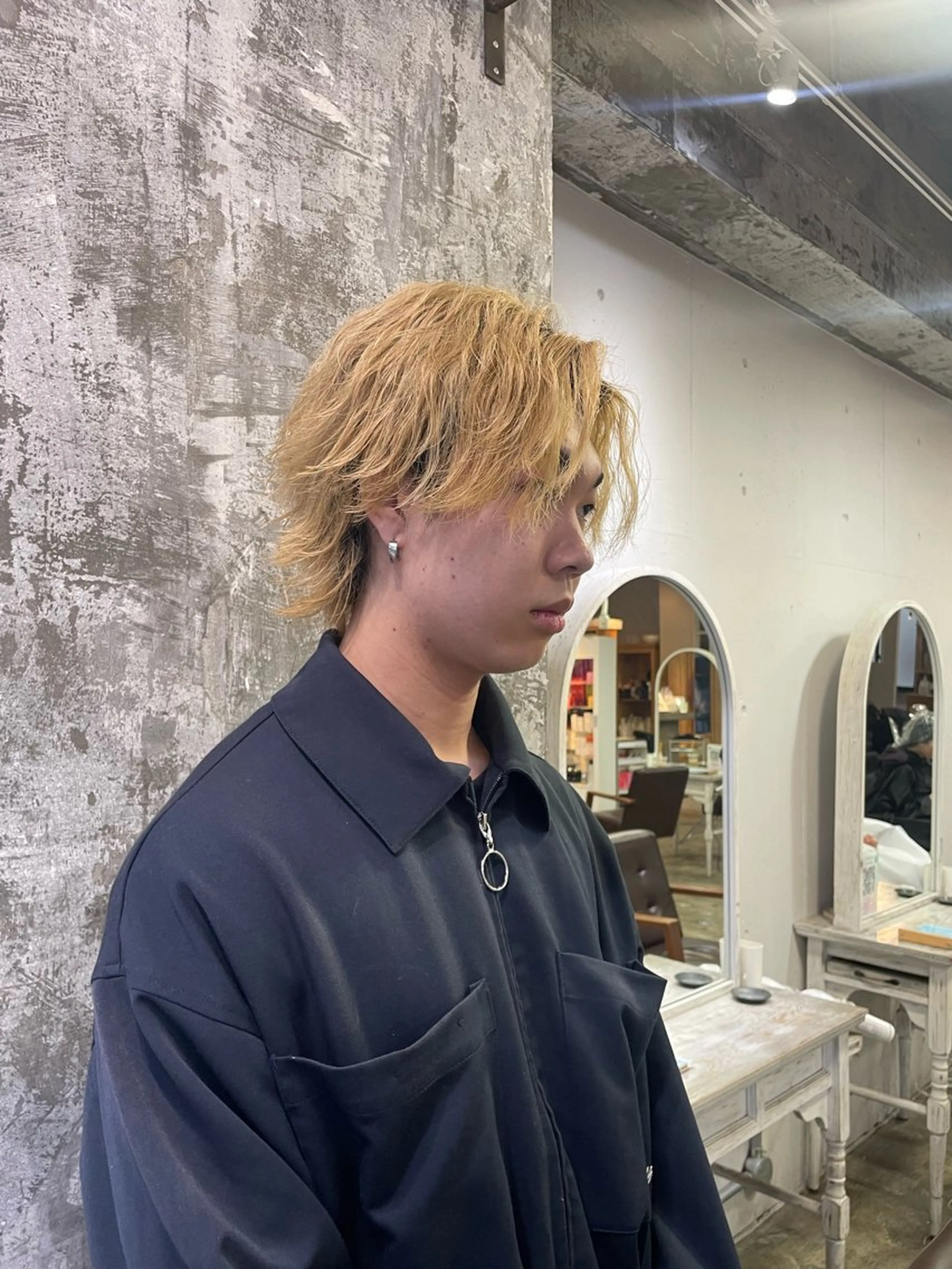 カラー メンズ 福岡美容室【pia】 タイヘイのヘアスタイル