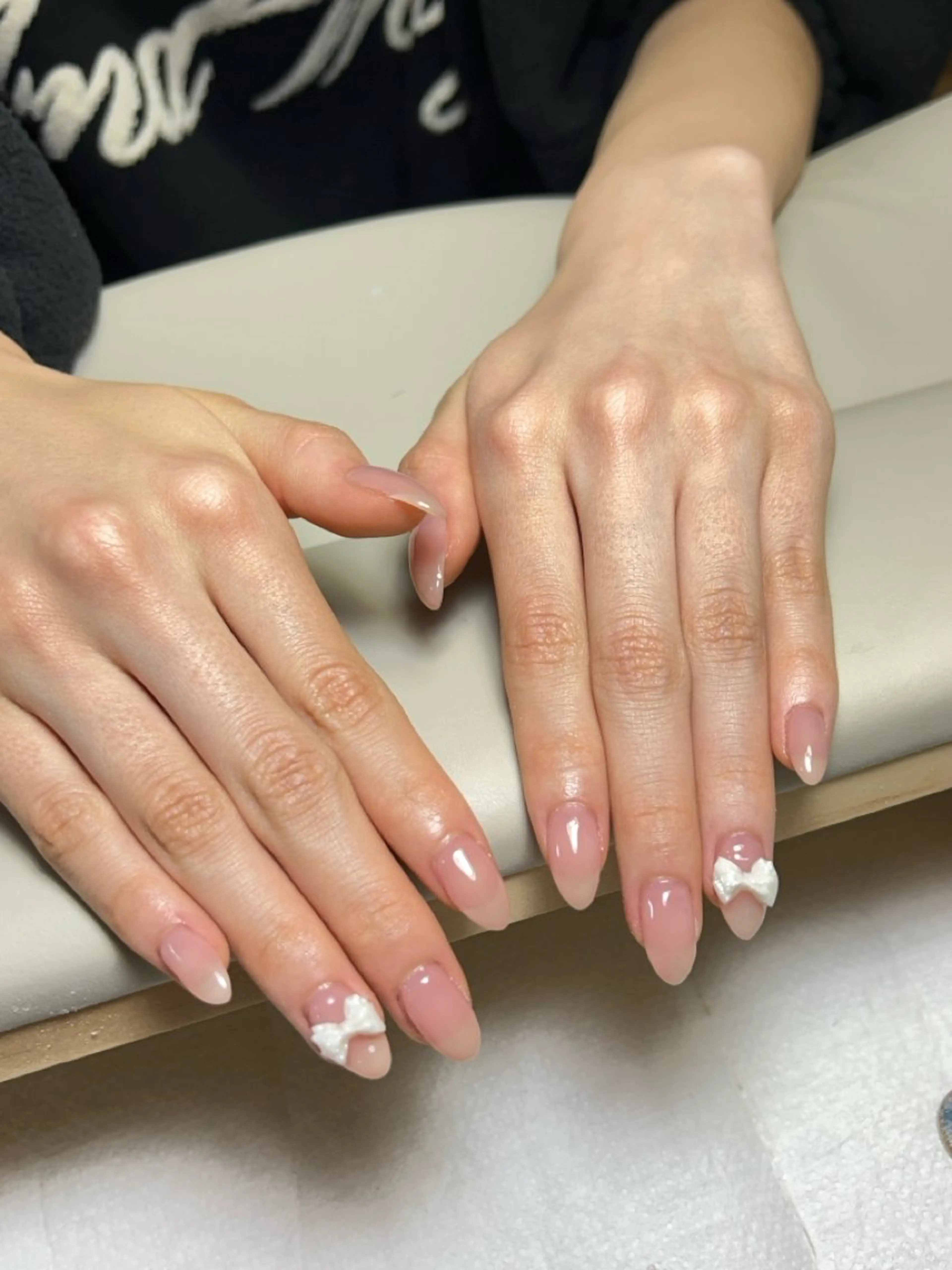 ネイル アートネイル チークネイル 長さ出し フレンチネイル ジェルネイル 🦋new Nail🦋ニノのネイルデザイン