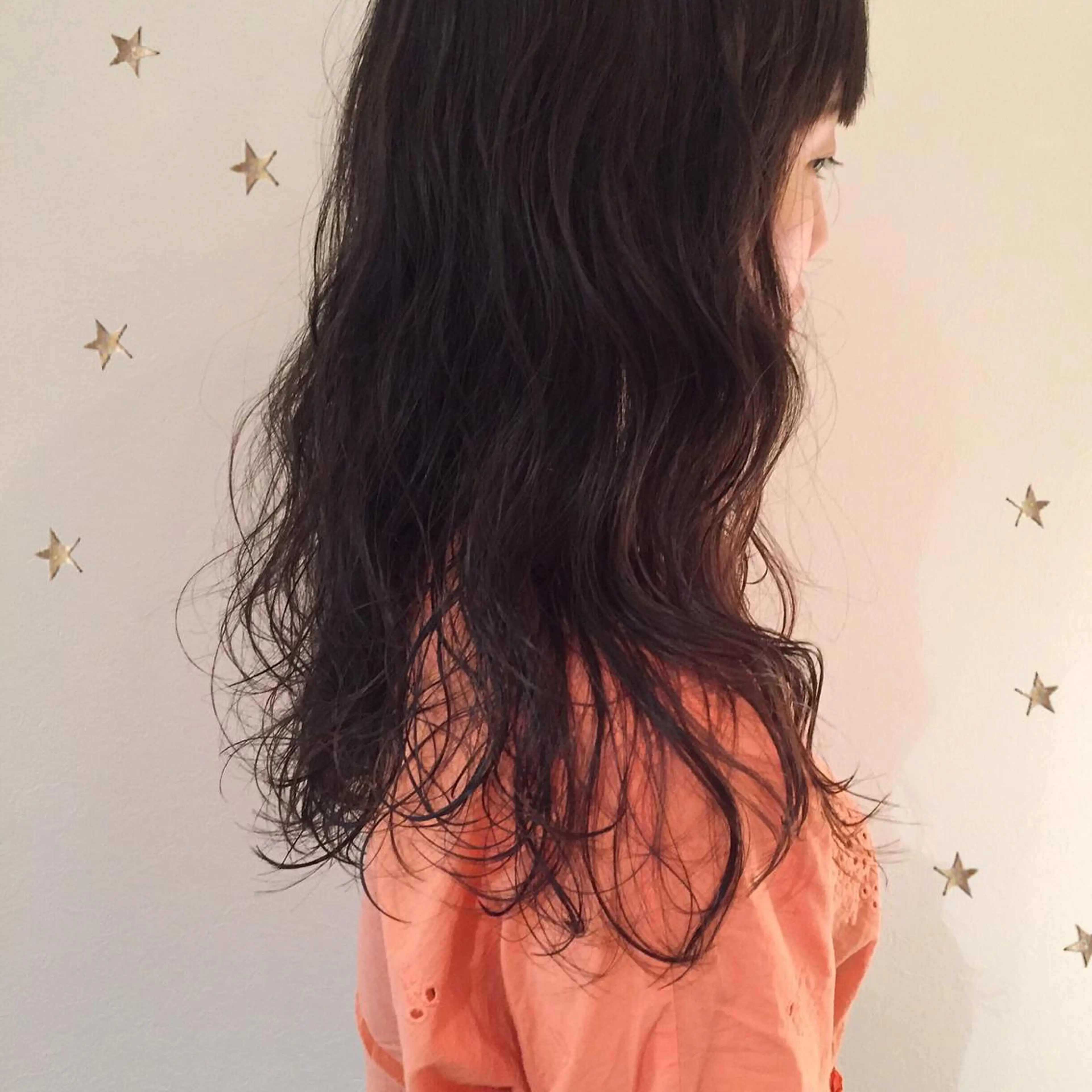 セミロング セミロングパーマ 市川 千夏のヘアスタイル