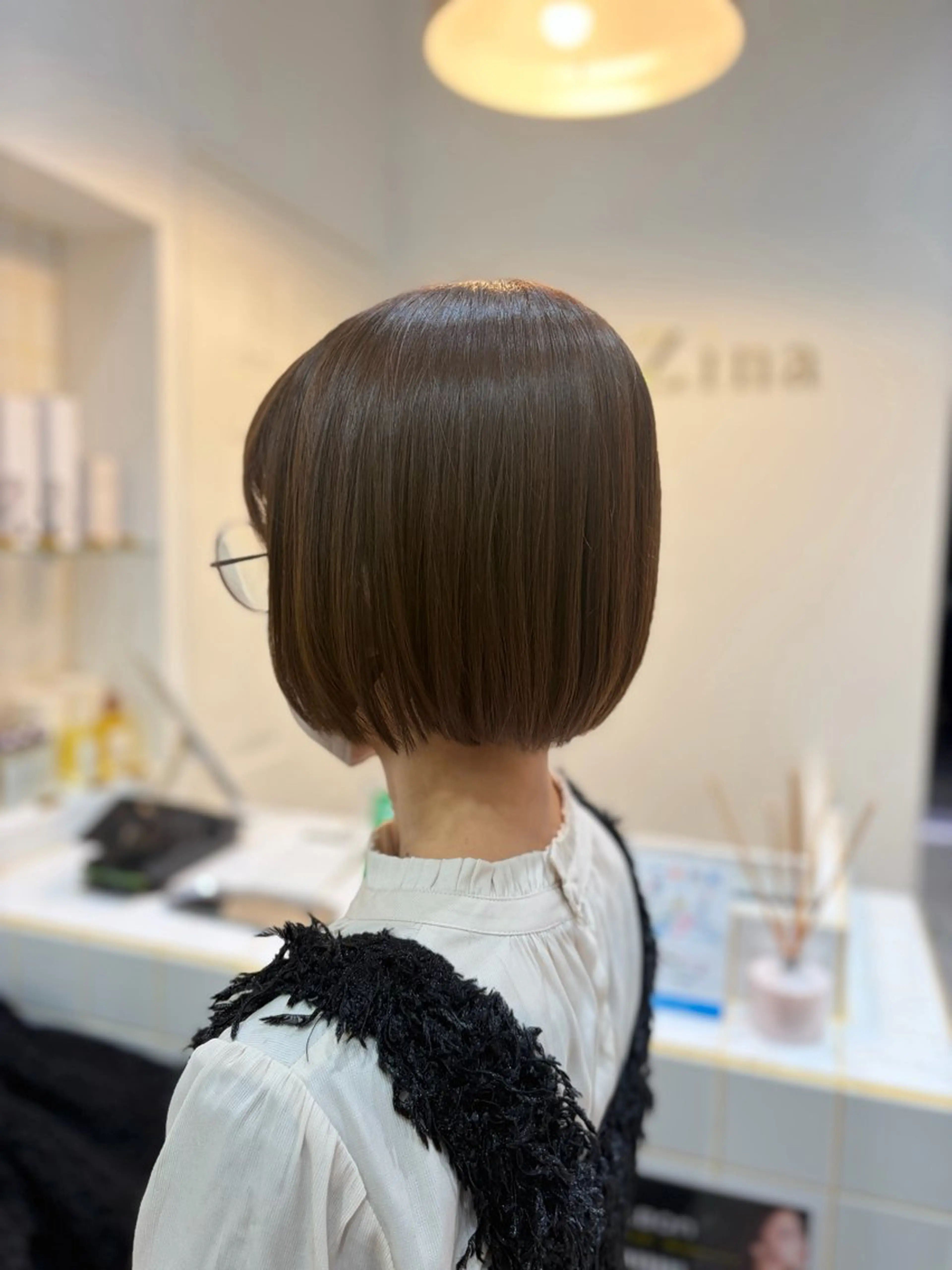 ミディアム カット トリートメント Zina北千住／ はるか🍄のヘアスタイル