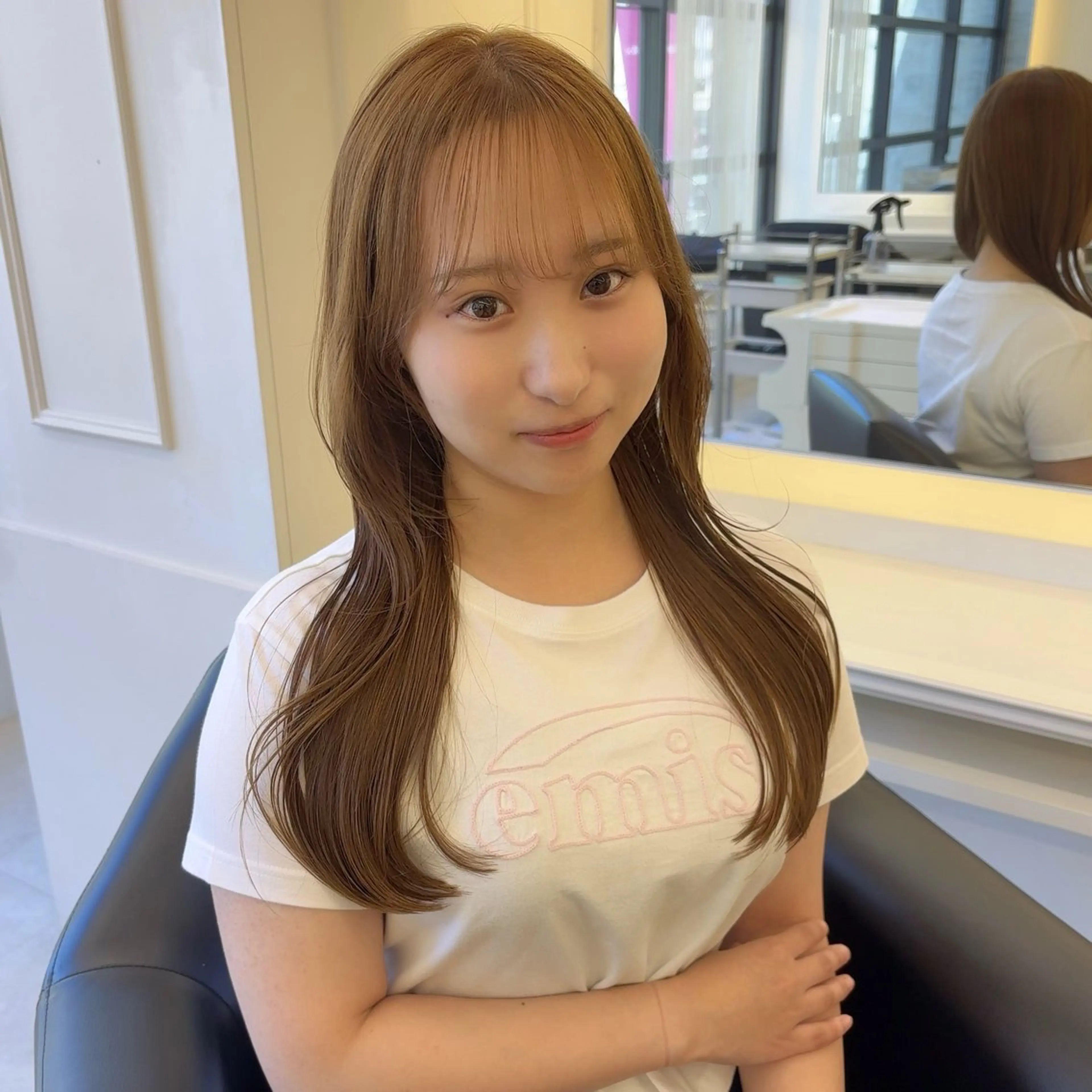 ロング ヘアカラー Parve Mix / 根本 梨湖🫧のヘアスタイル