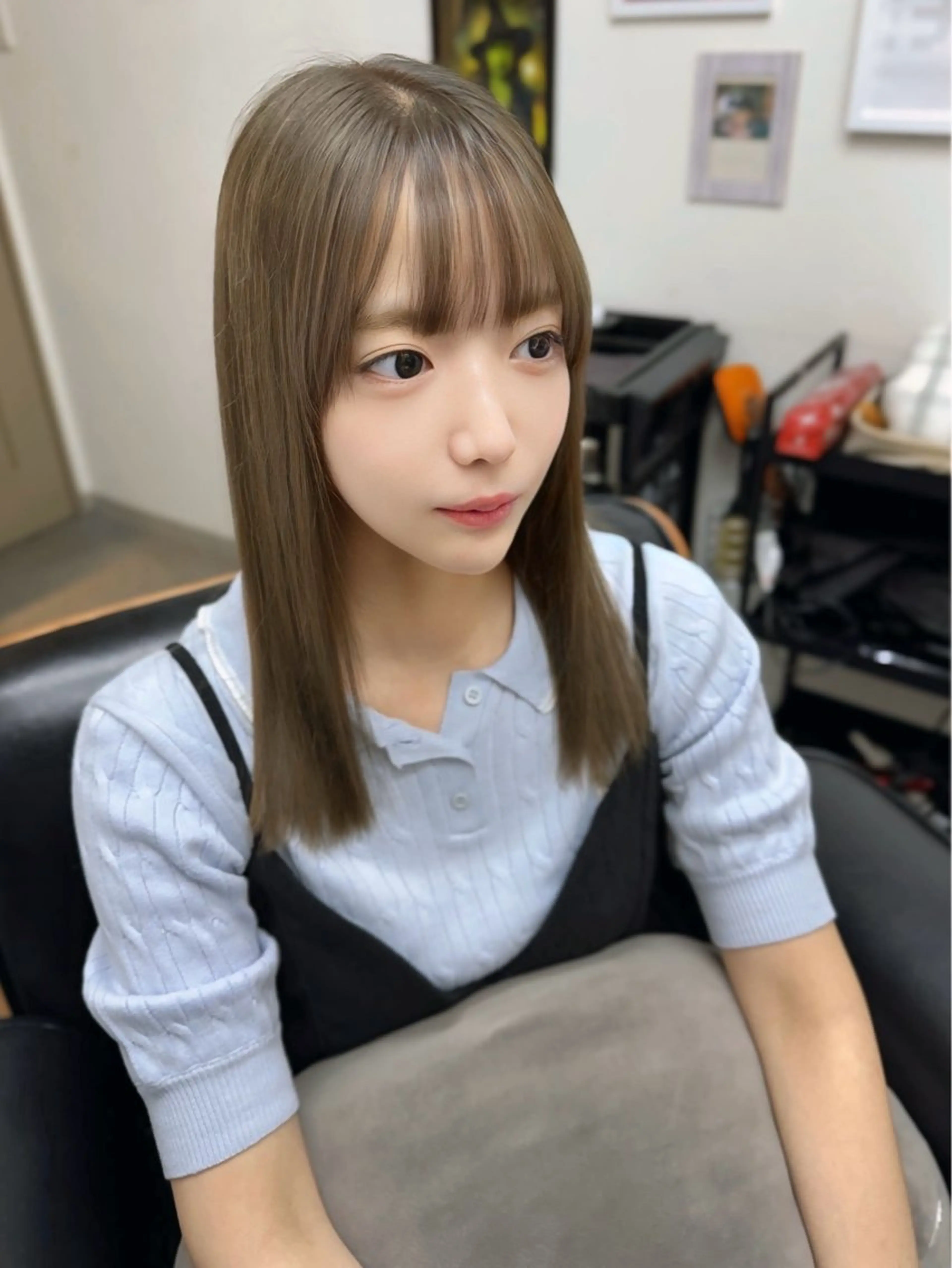 ロング カラー アディクシーカラー イルミナカラー クオルシアカラー 髪質改善 韓国風ヘア カット ヘアカラー トリートメント 艶髪改善師/高橋潤 /縮毛矯正のヘアスタイル