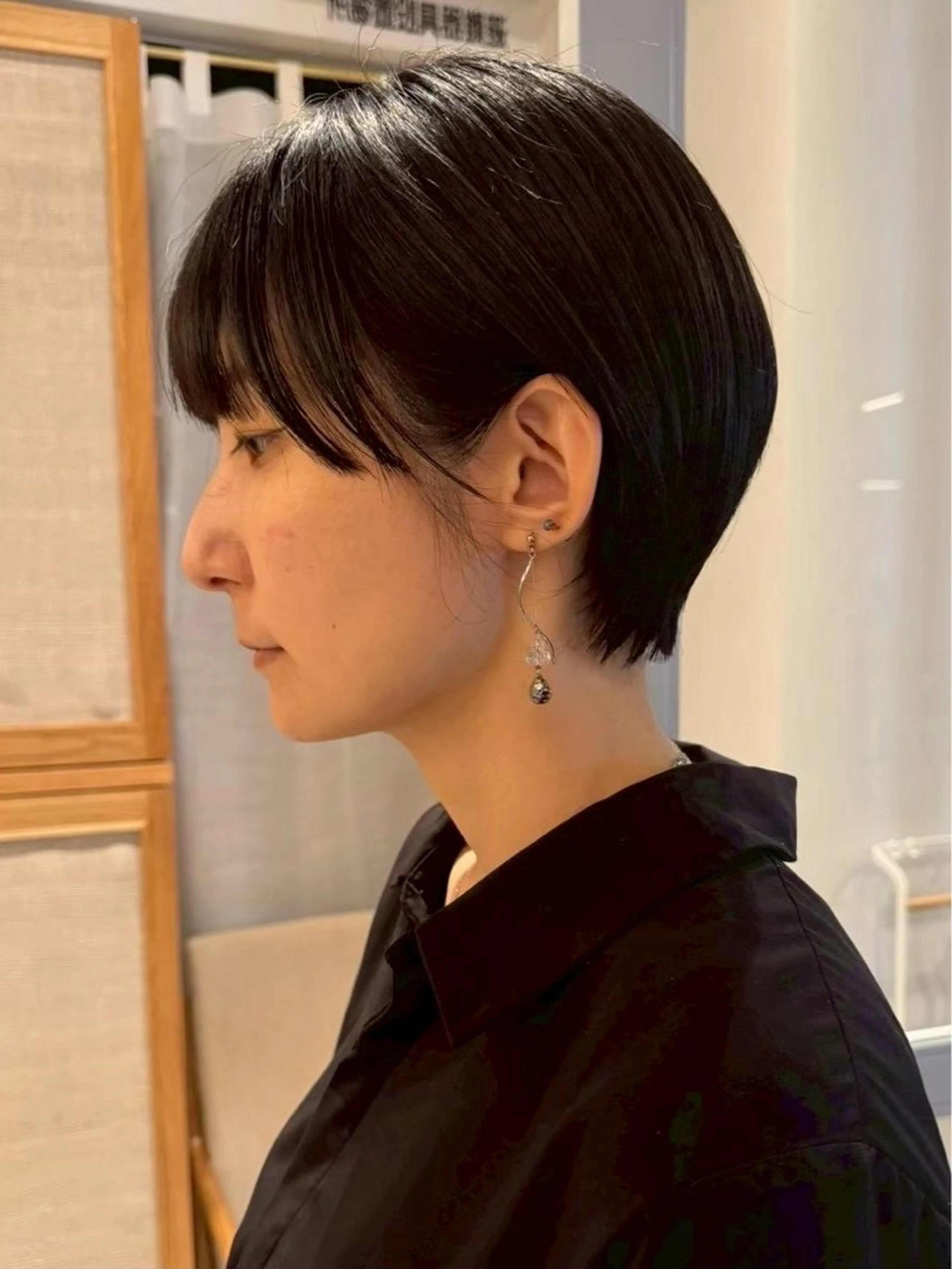 ショート 髪質改善 縮毛矯正 トリートメント nok Kaoriのヘアスタイル