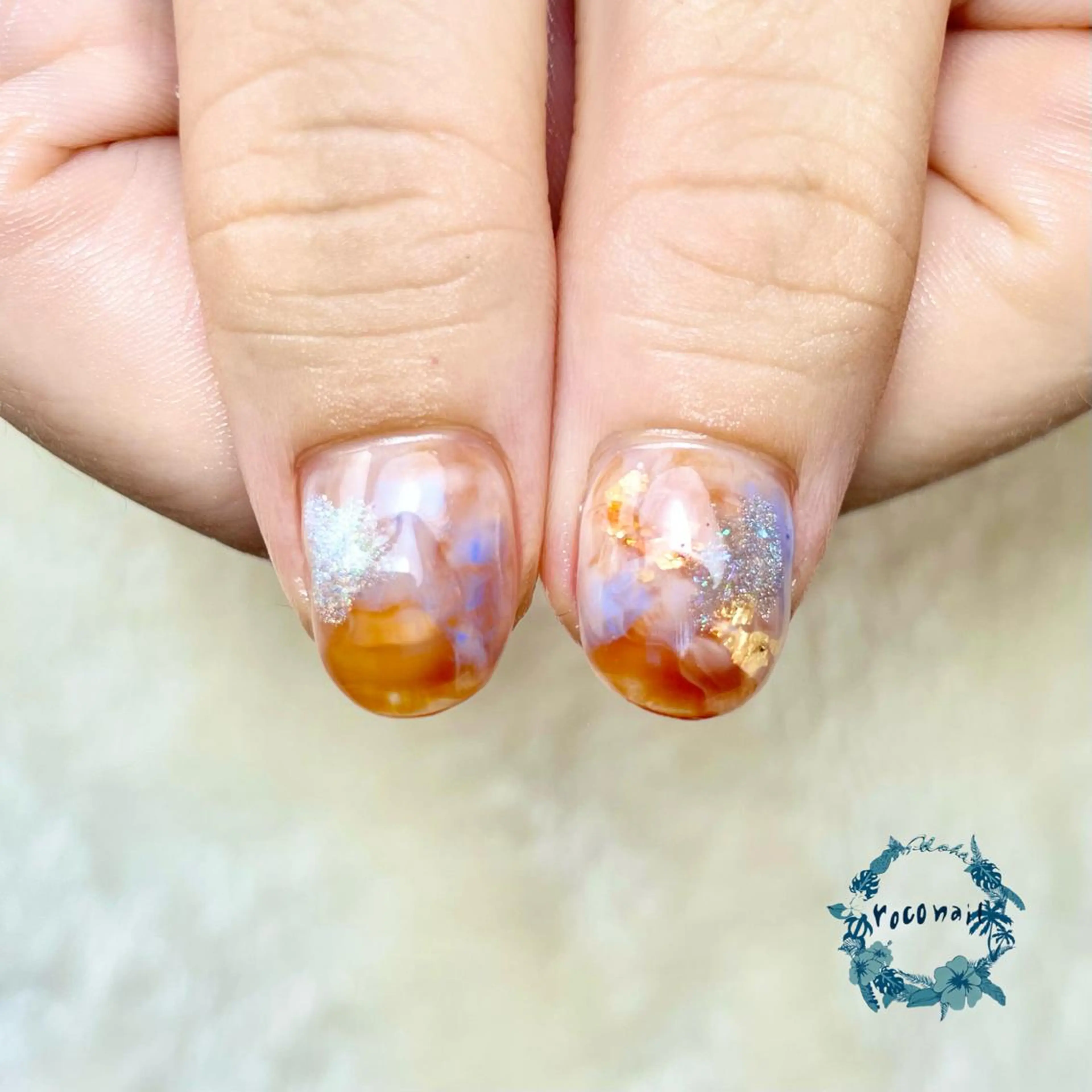 ネイル ニュアンスネイル ハンドネイル roconail ヒロコのネイルデザイン