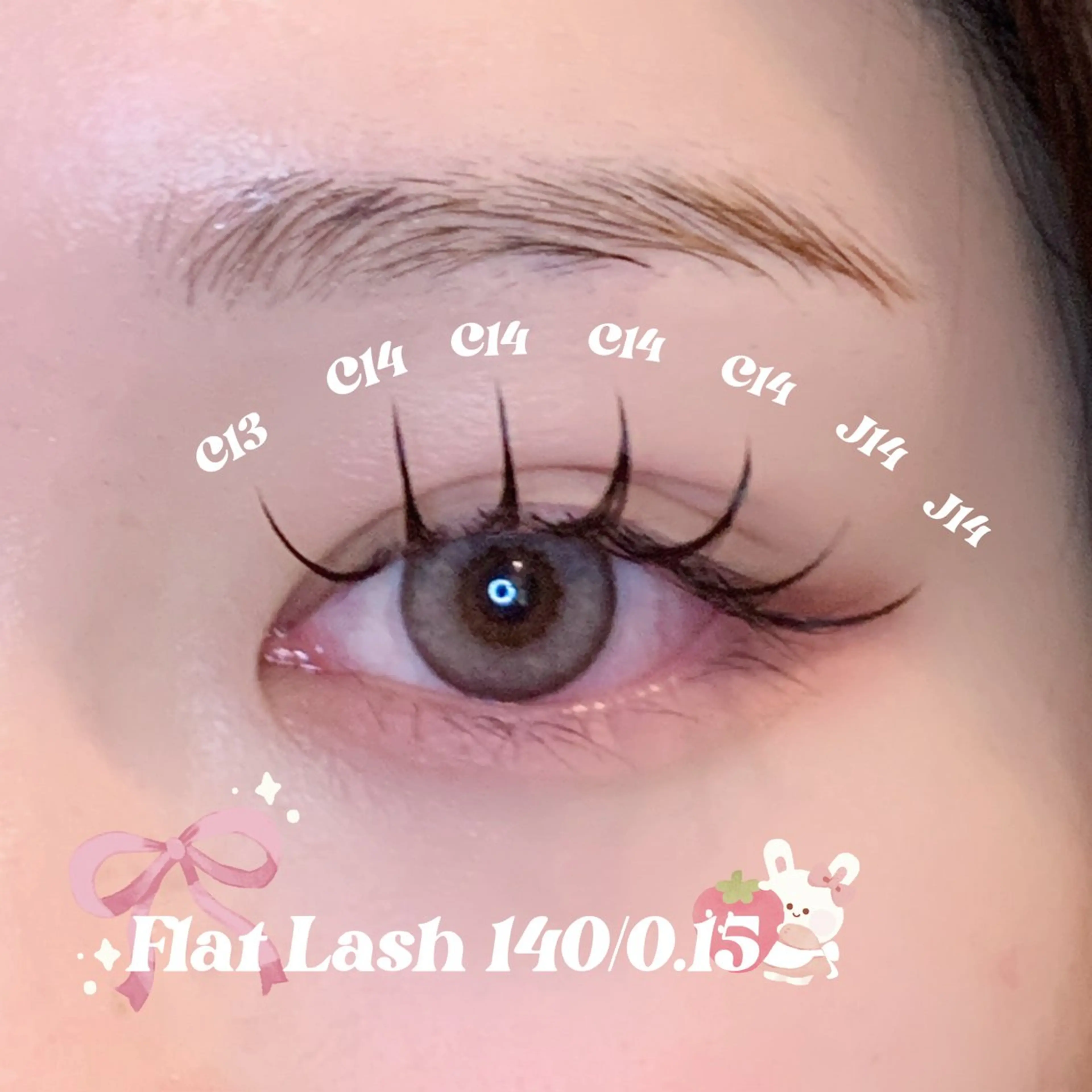 🌟カウンセリング15分プラスメニュー🌟【Flat Lash〜140本までつけ放題】の写真