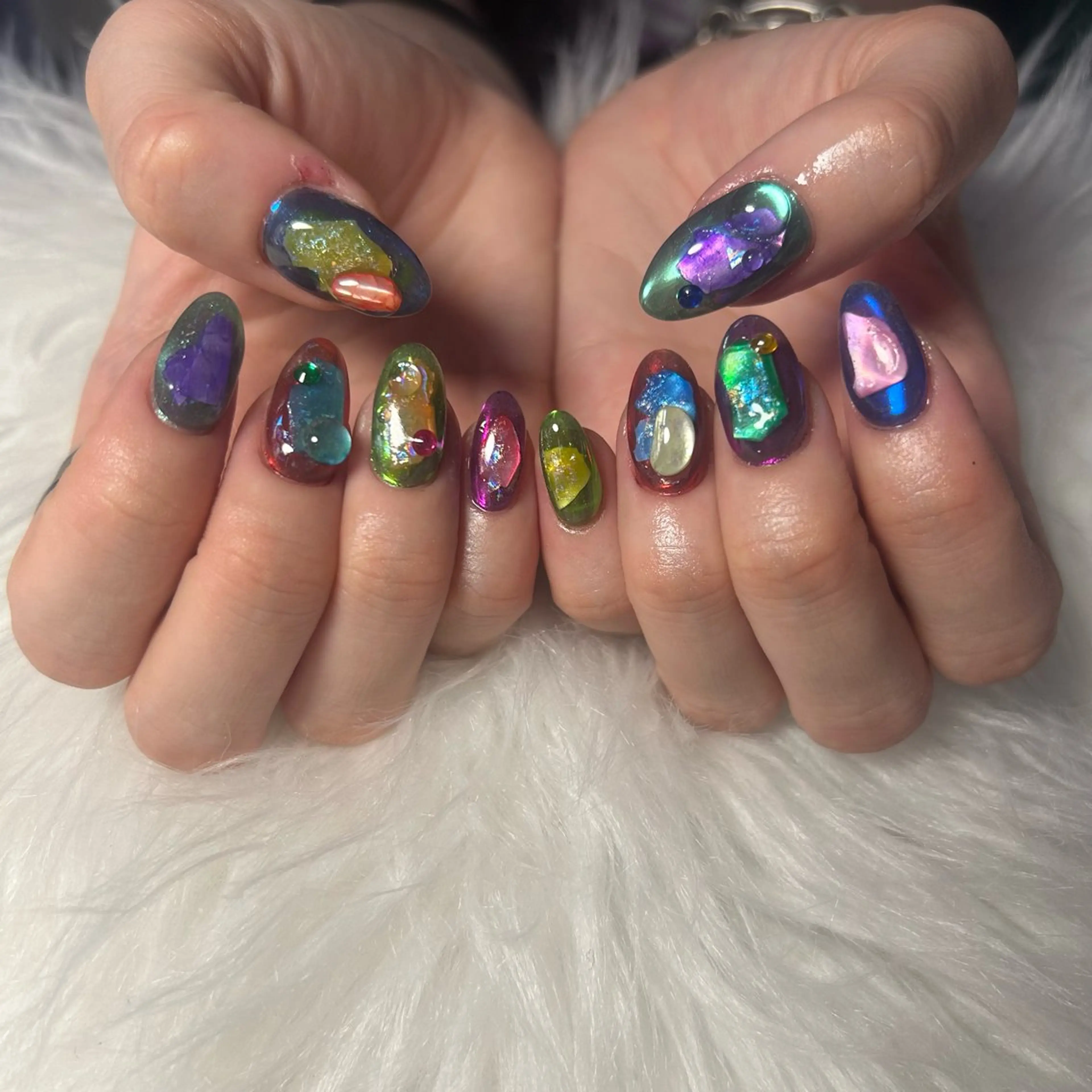 ネイル ニュアンスネイル ハンドネイル haacnails（ハーシーネイル）所属・haac nailsのネイルデザイン
