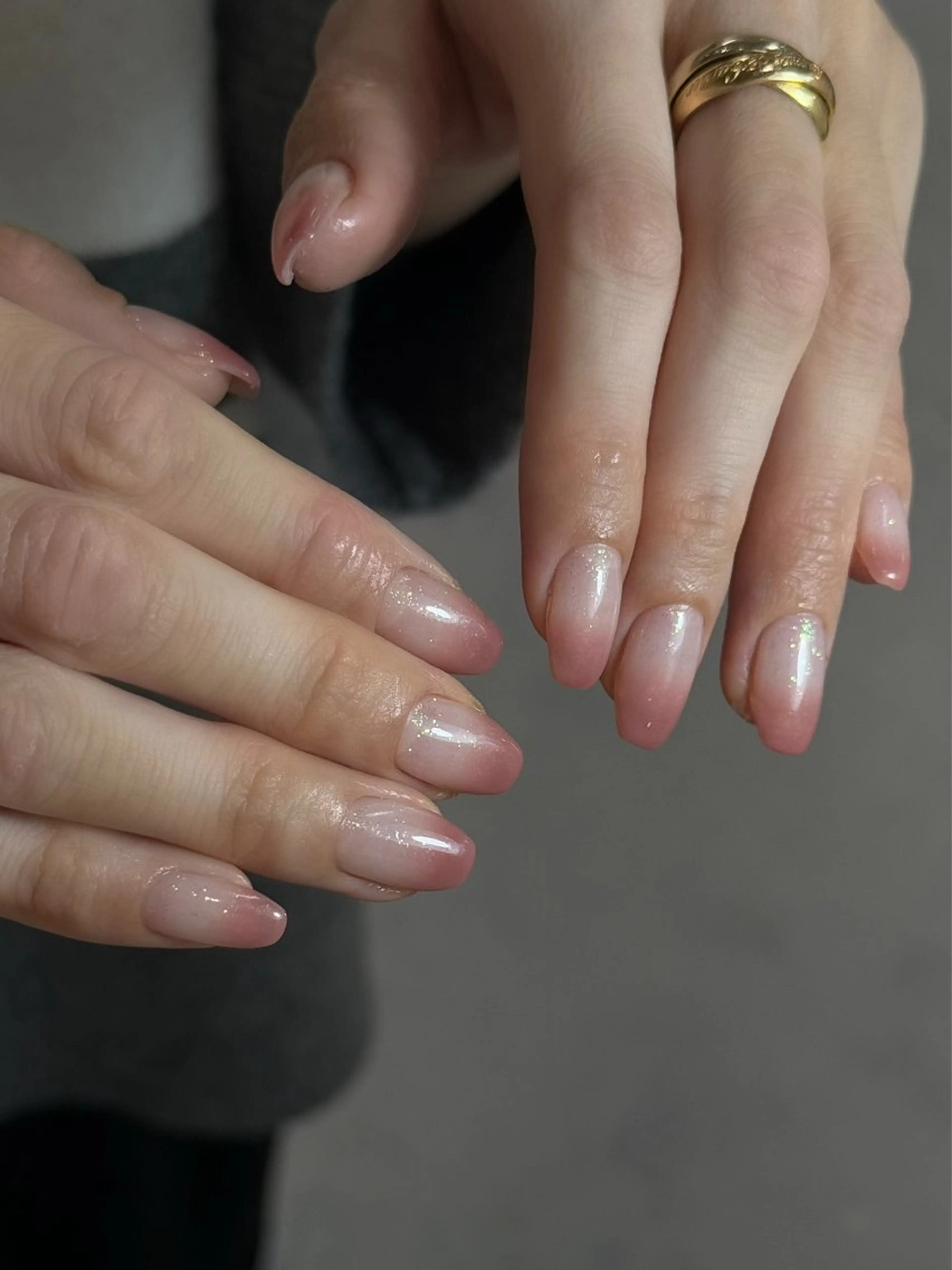 ネイル グラデーション ラメ(グリッター) ハンドネイル MISATO ネイリスト福岡/薬院のネイルデザイン