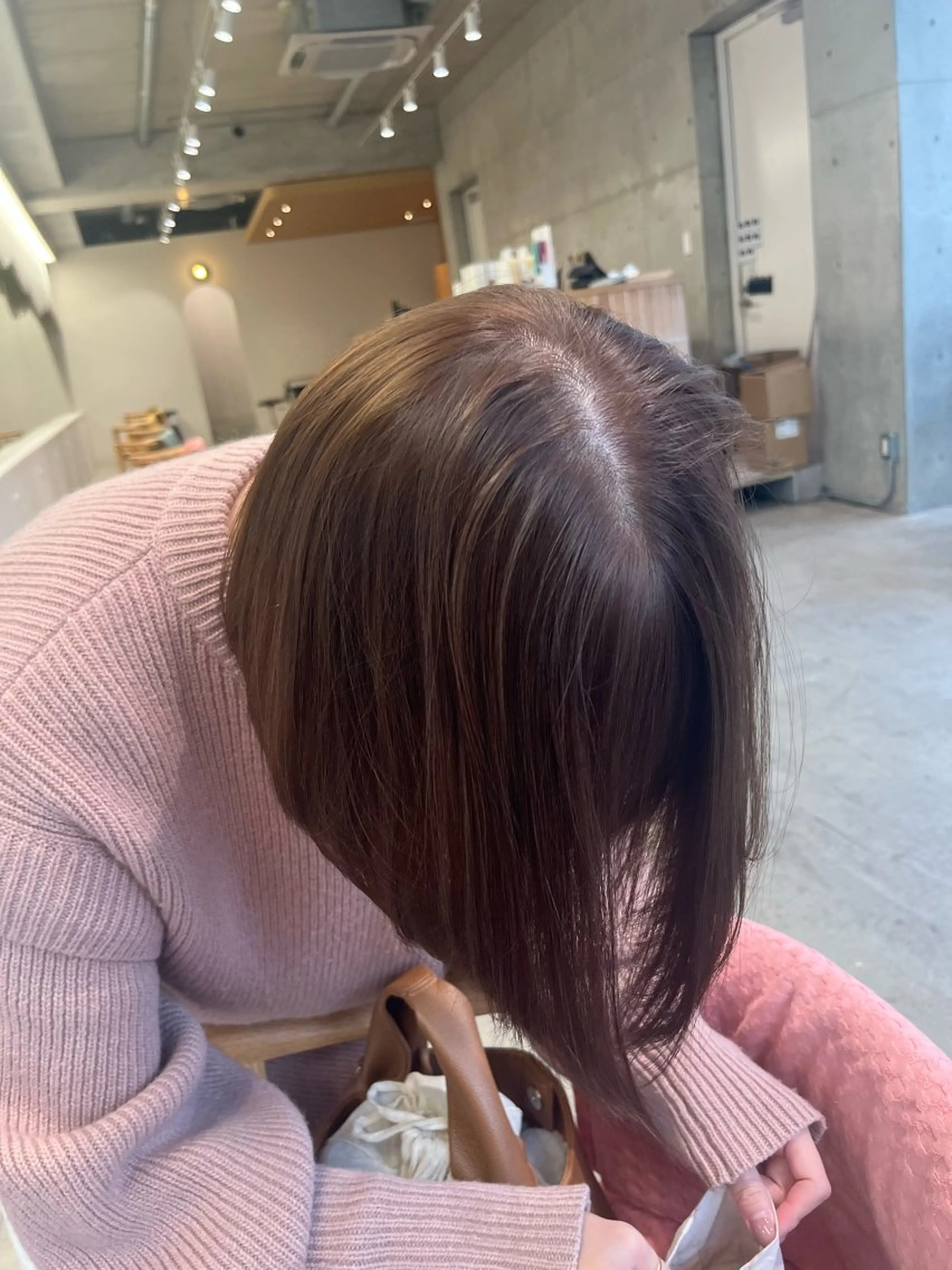 【人気No.1🎀】ブリーチなしダブルケアカラー+トリートメントの写真