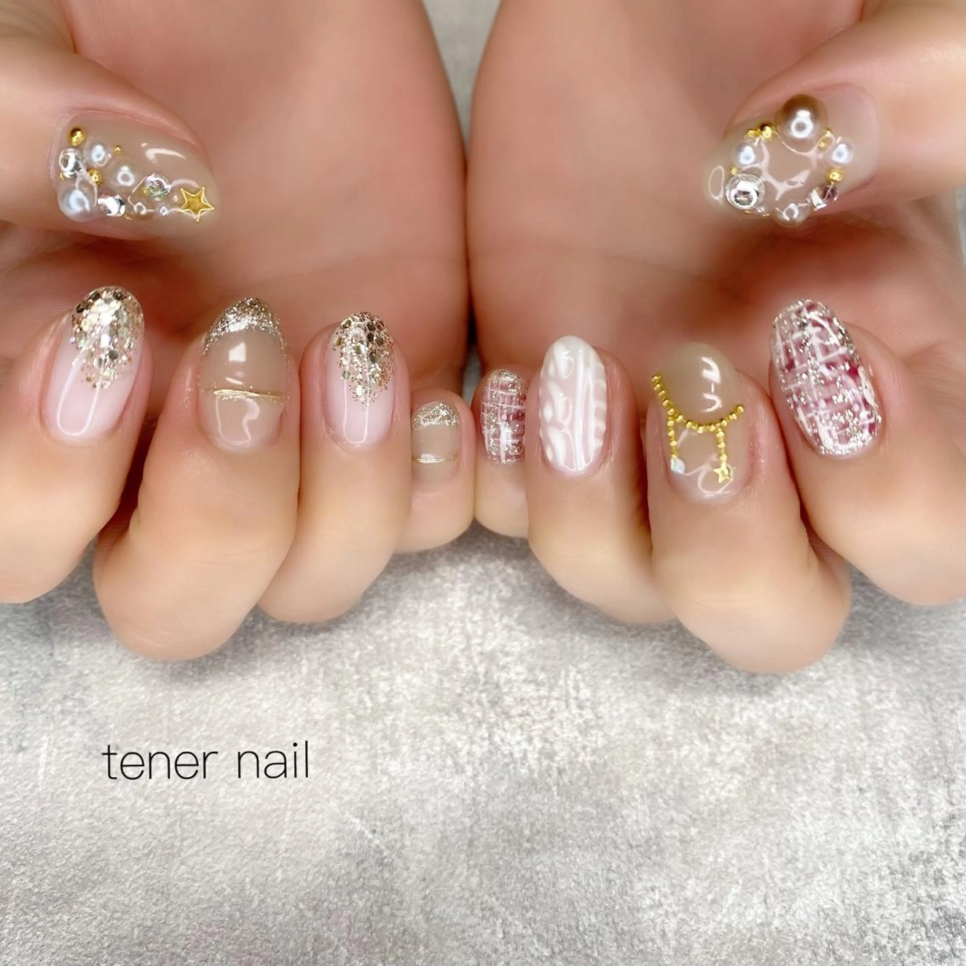 ネイル 冬ネイル クリスマス tener  nail  テネルネイル所属・テネルネイル tener nailのネイルデザイン