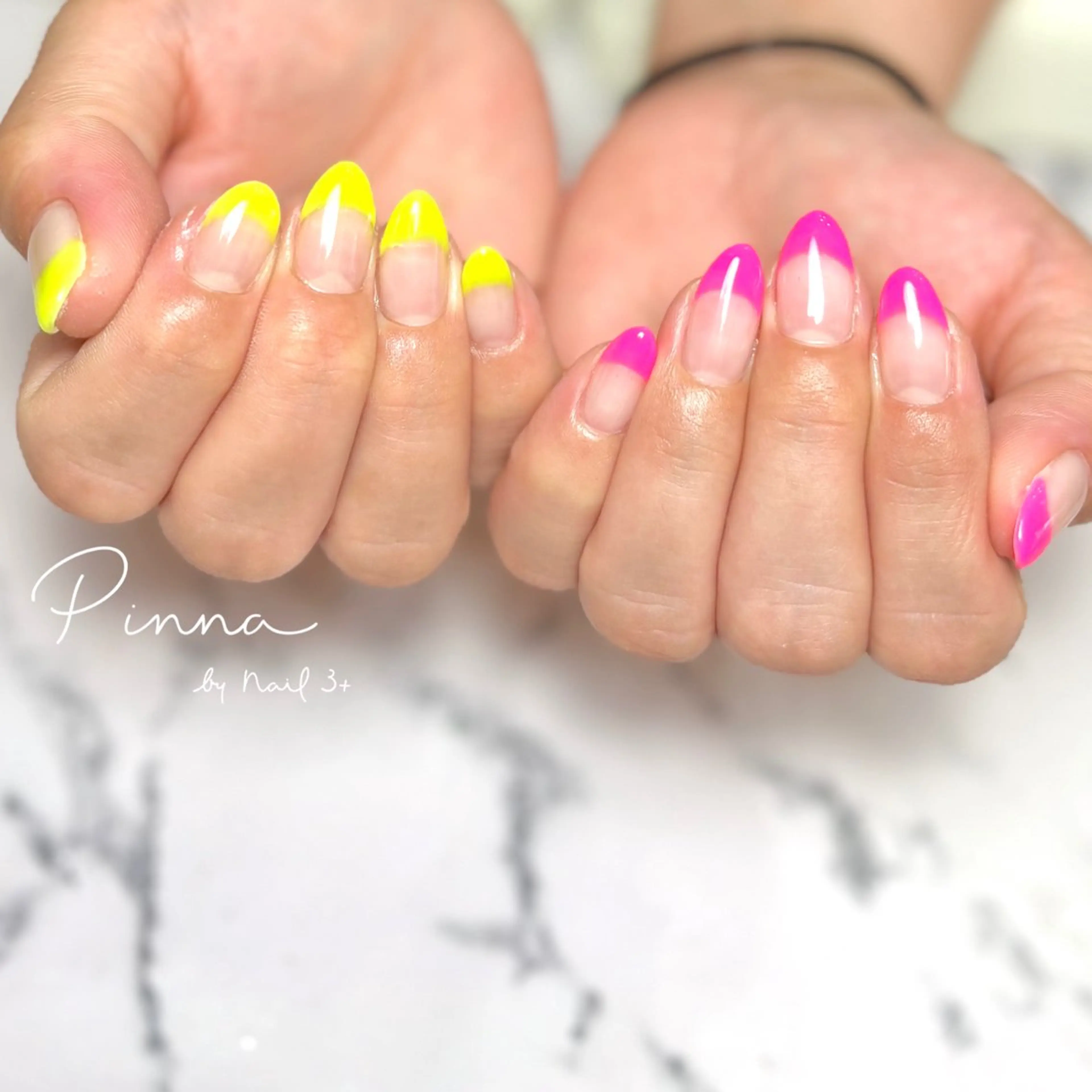 ネイル フレンチネイル Mayu 🌷🦋のネイルデザイン