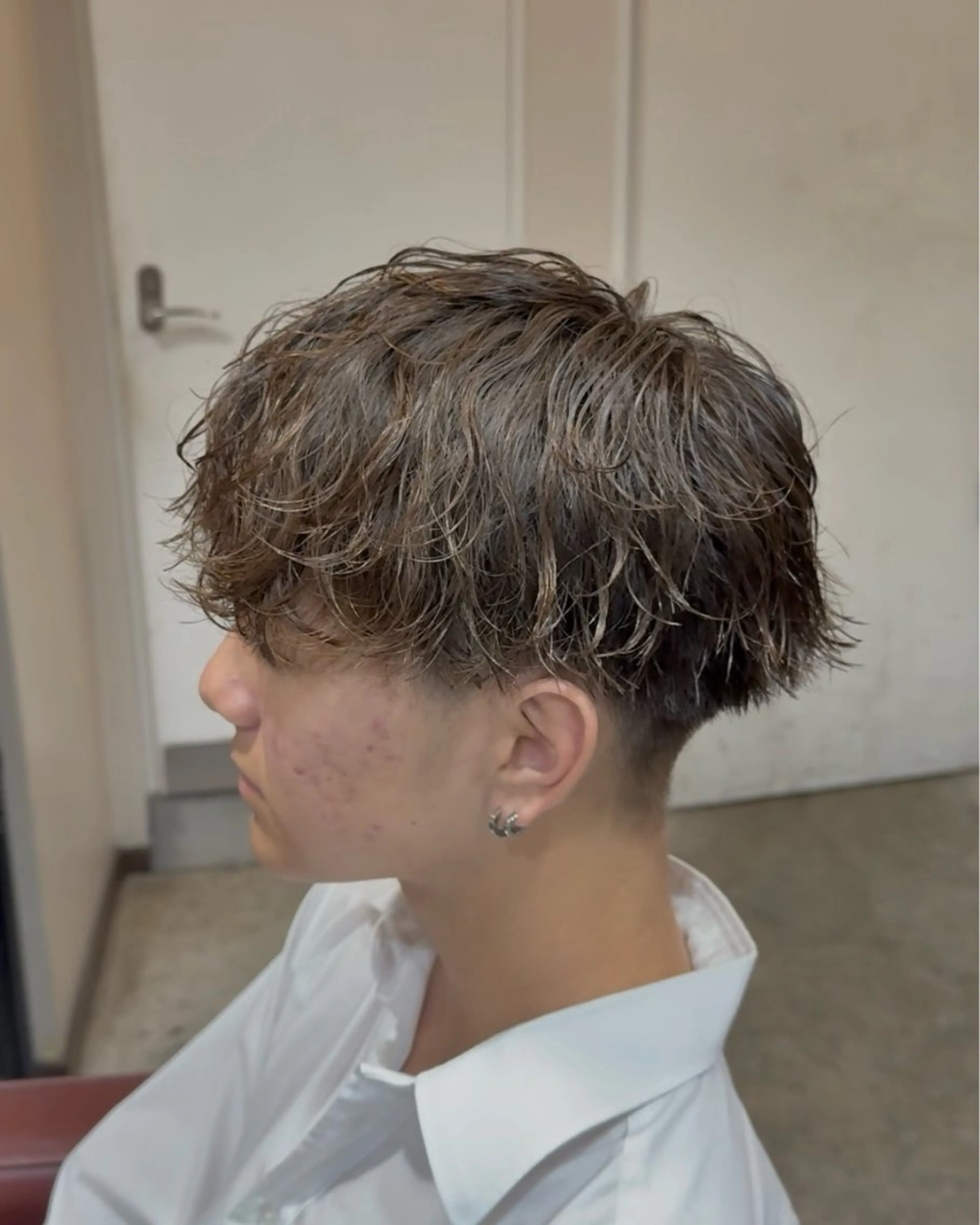 パーマ メンズ メンズパーマ 波巻きパーマ スパイラルパーマ カット パーマ スペインカール/ サーフカール/RYUのヘアスタイル