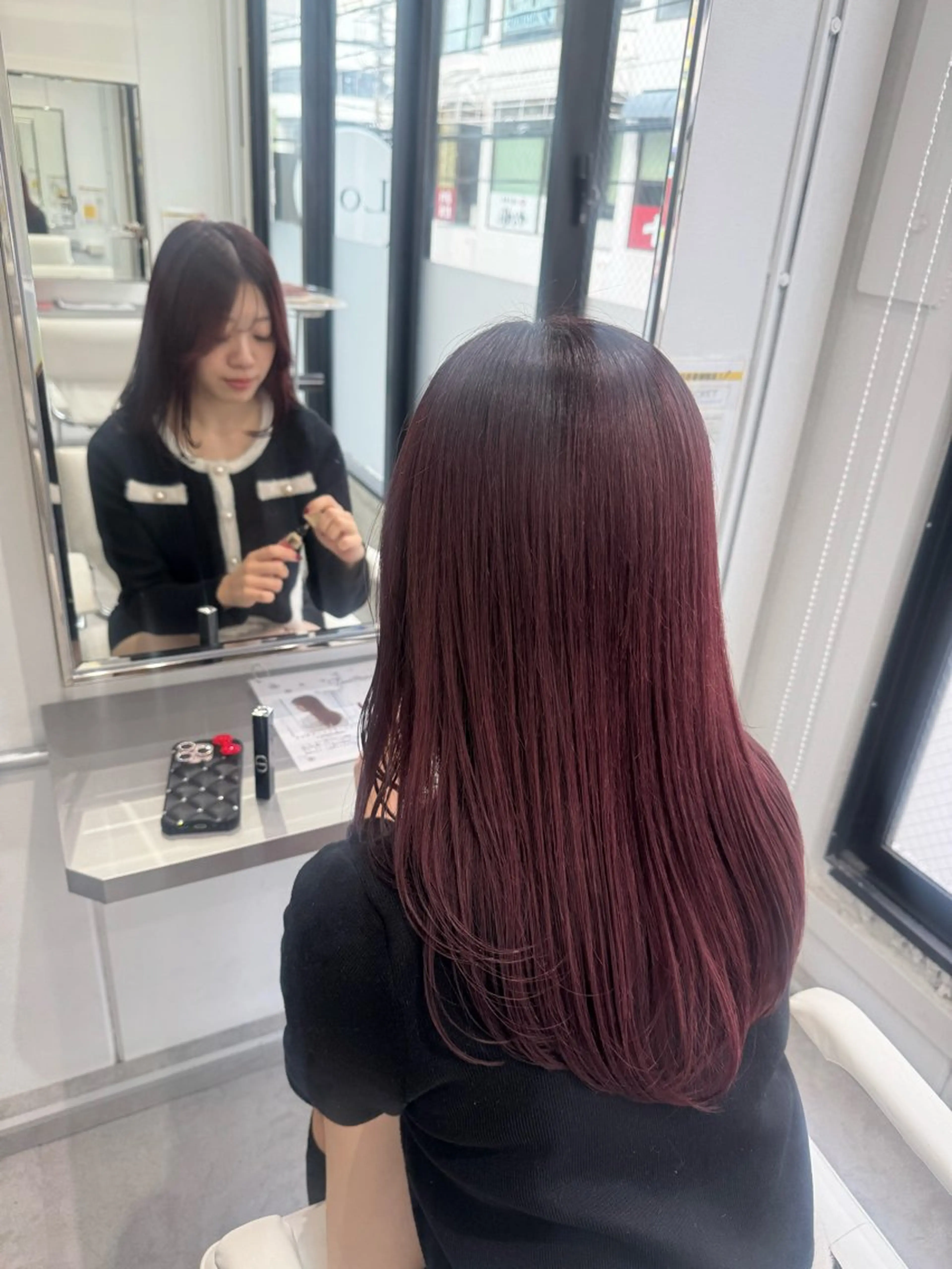 ロング カラー カット ヘアカラー トリートメント 🕯コバ/レイヤー/ 美髪縮毛🕯のヘアスタイル