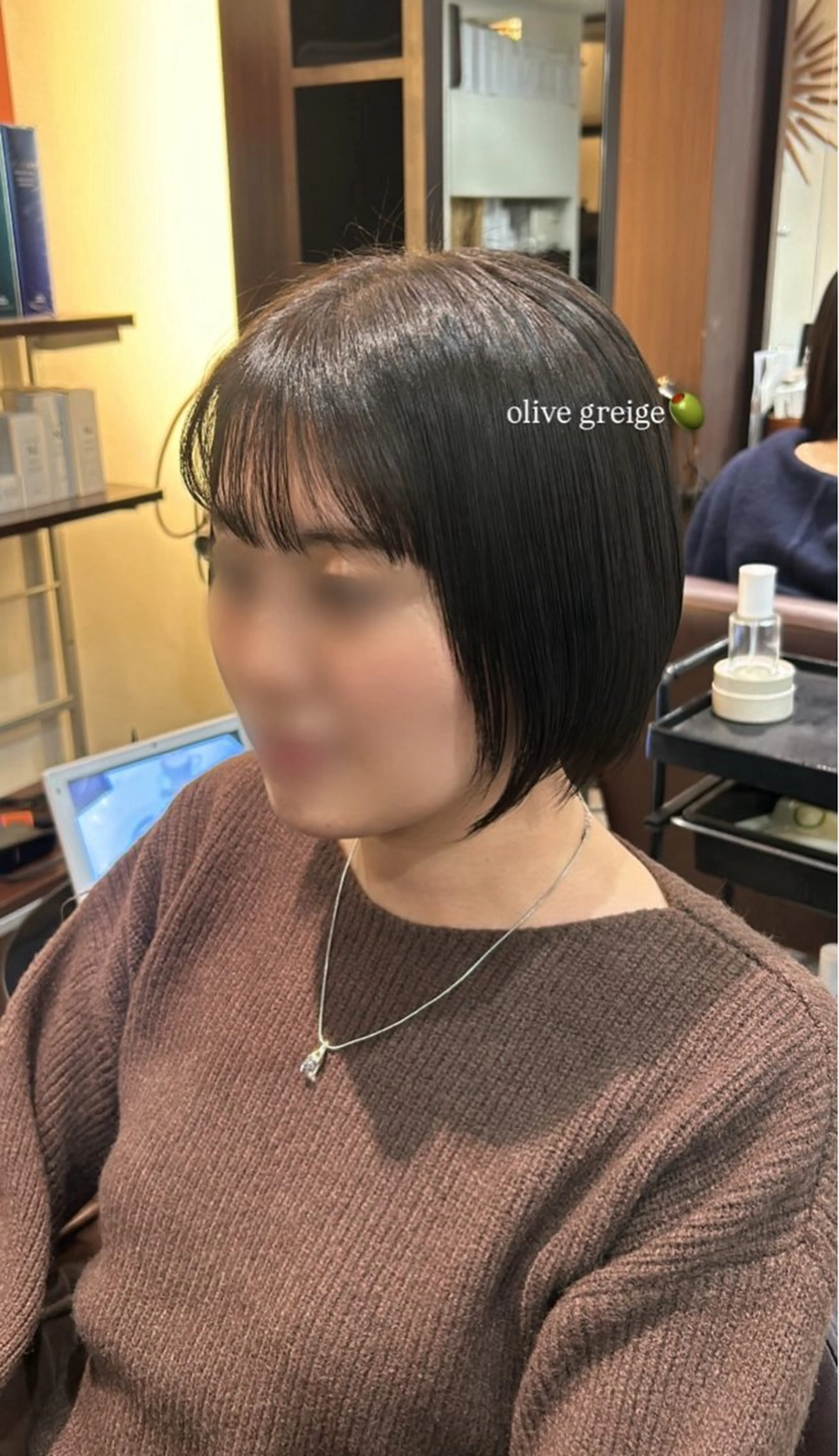 ショート カラー ヘアカラー トリートメント ヘッドスパ 坂本奈都美 🎀のヘアスタイル