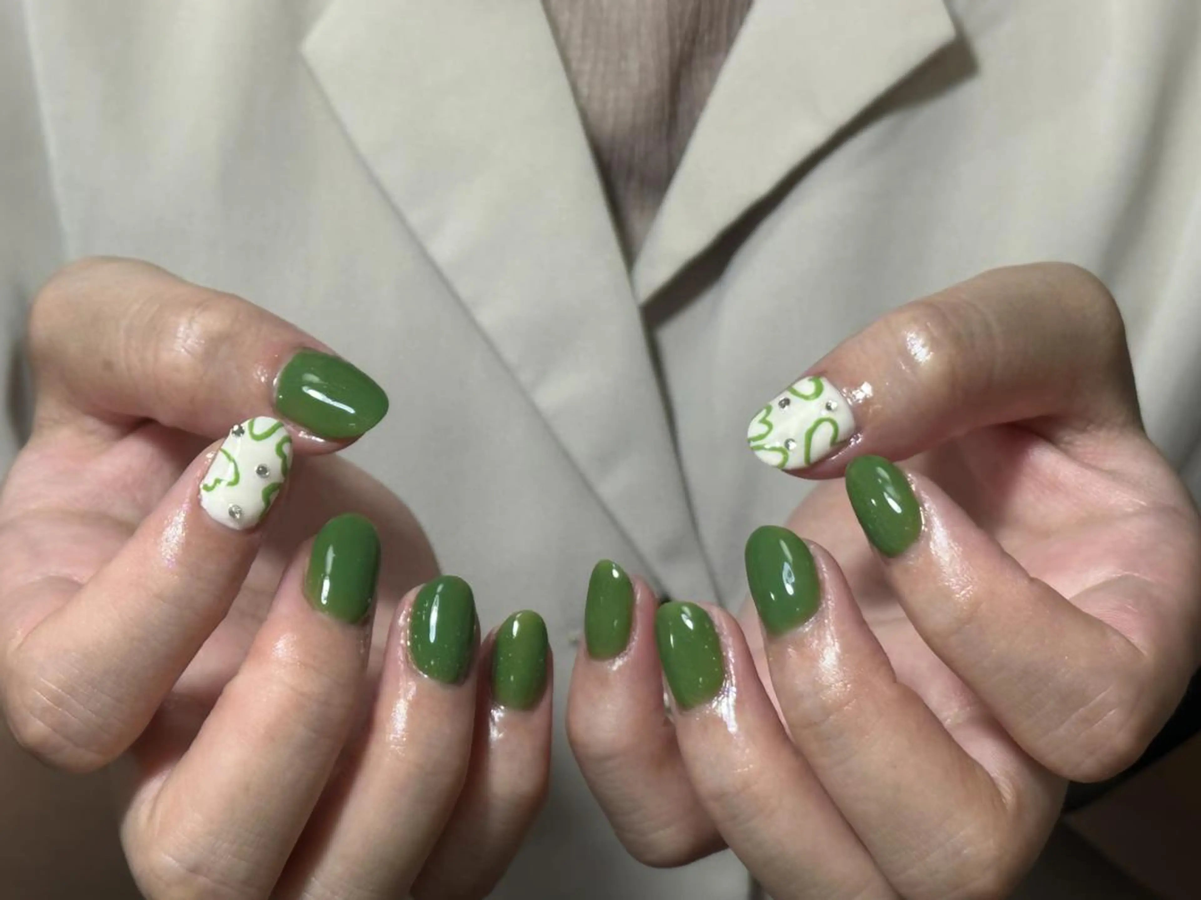 ネイル ハンドネイル By moonネイル 🌷ワンホン/韓国風のネイルデザイン