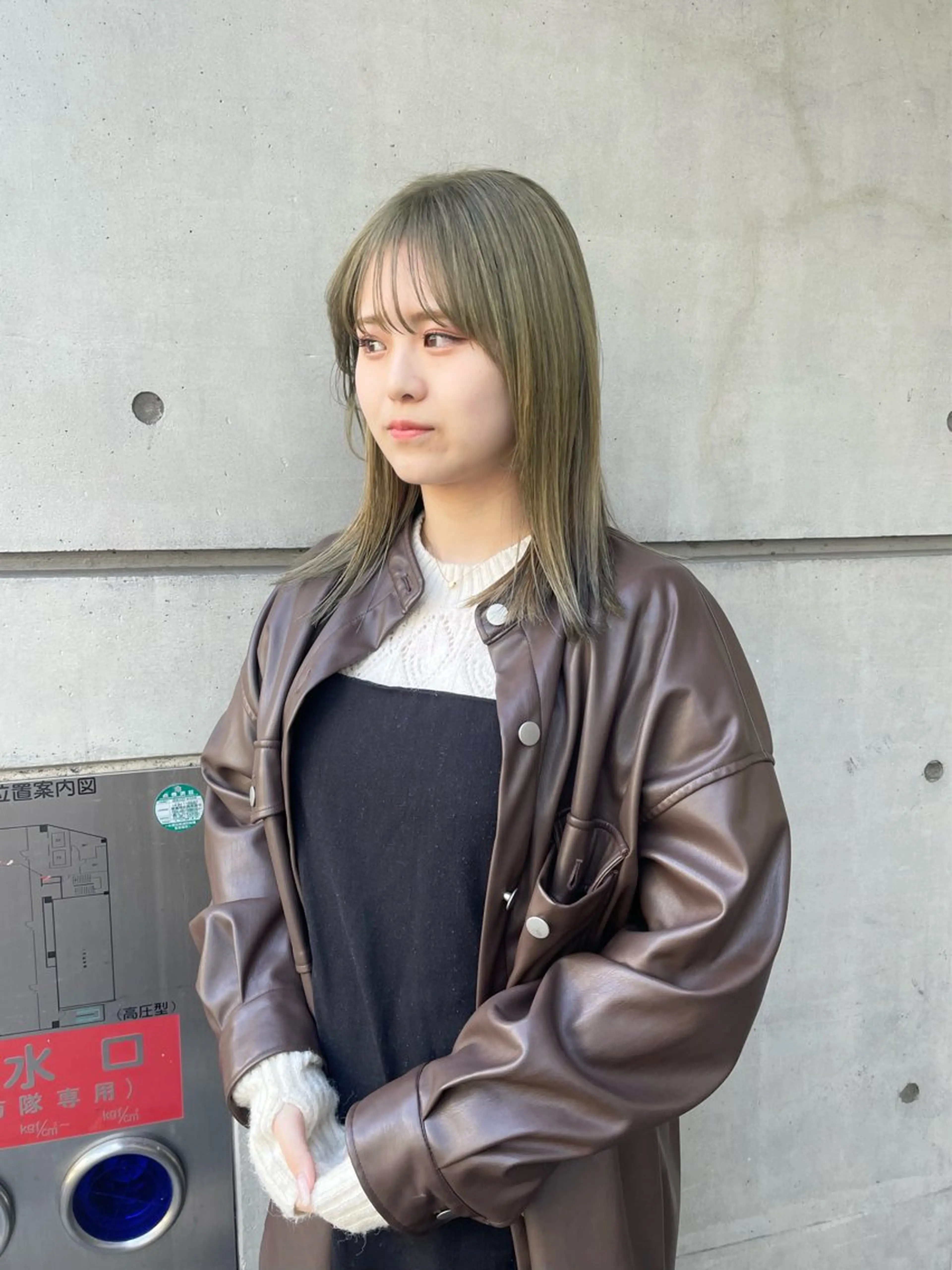 ミディアム naho✂︎bob/ layerのヘアスタイル