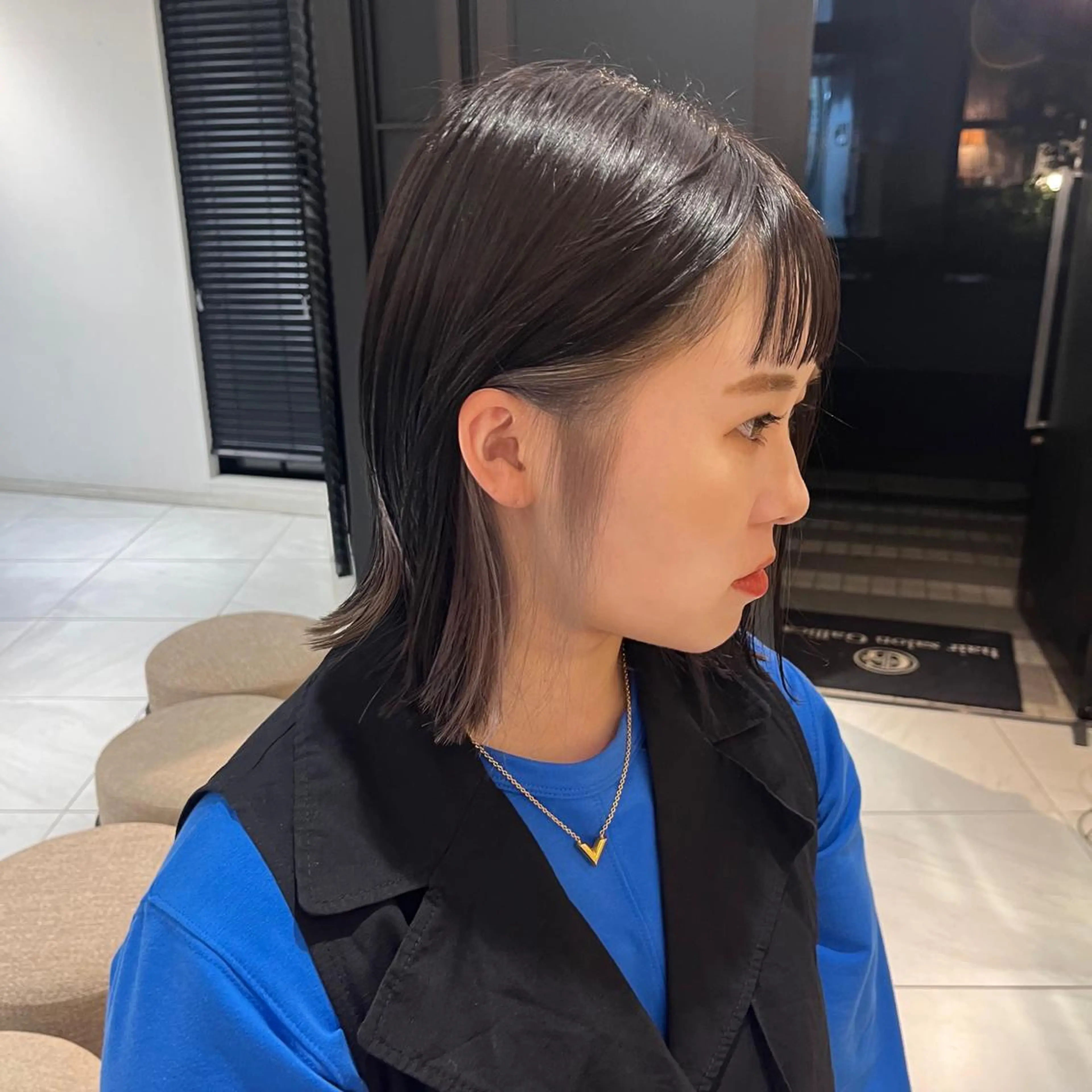 ミディアム カラー ヘアカラー トリートメント ナミ🩶暗髪/暖色 ❤️/透明感/縮毛のヘアスタイル