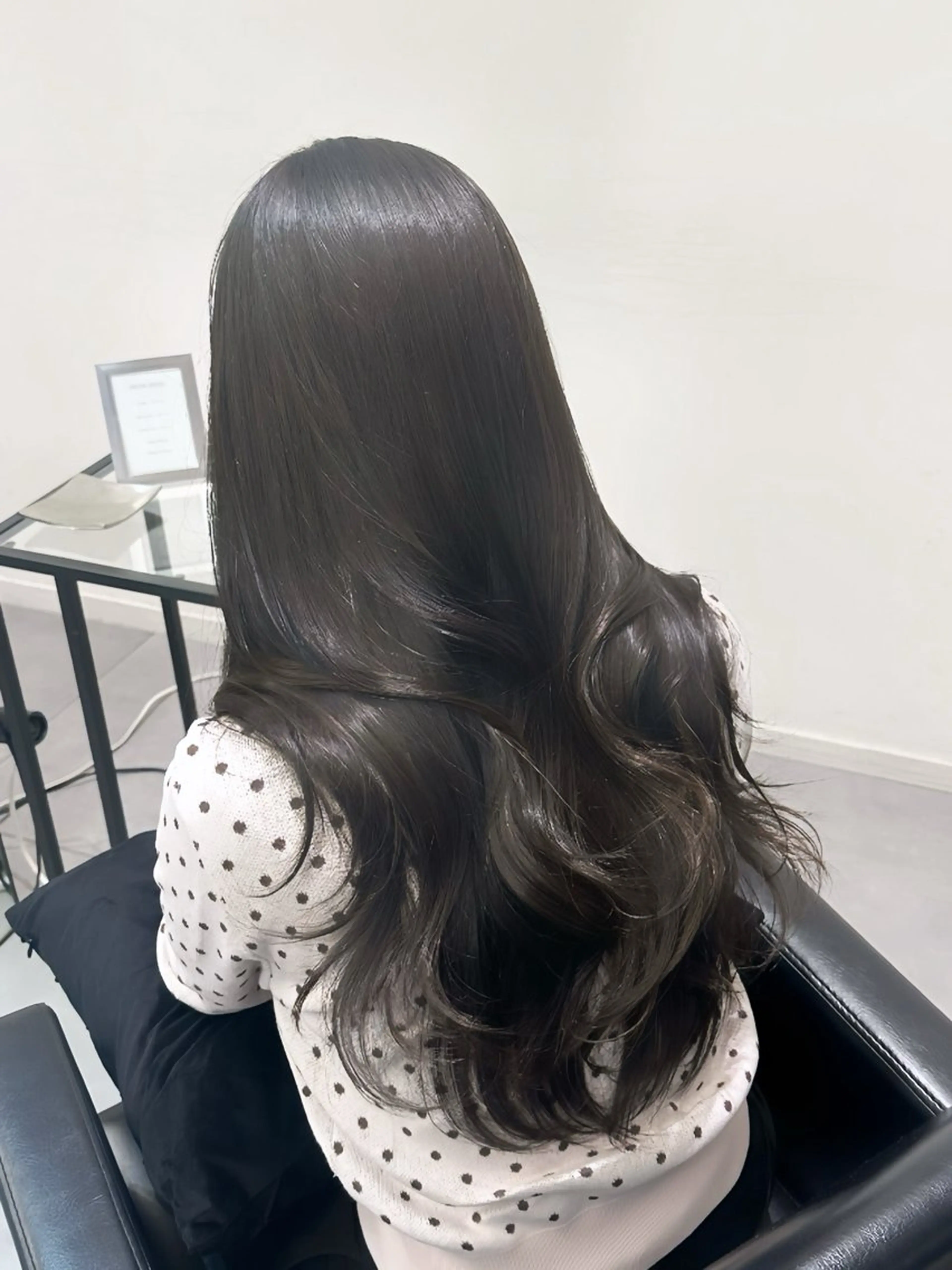 ロング カット ヘアカラー 盛れるヘア♡ 韓国Styleのヘアスタイル