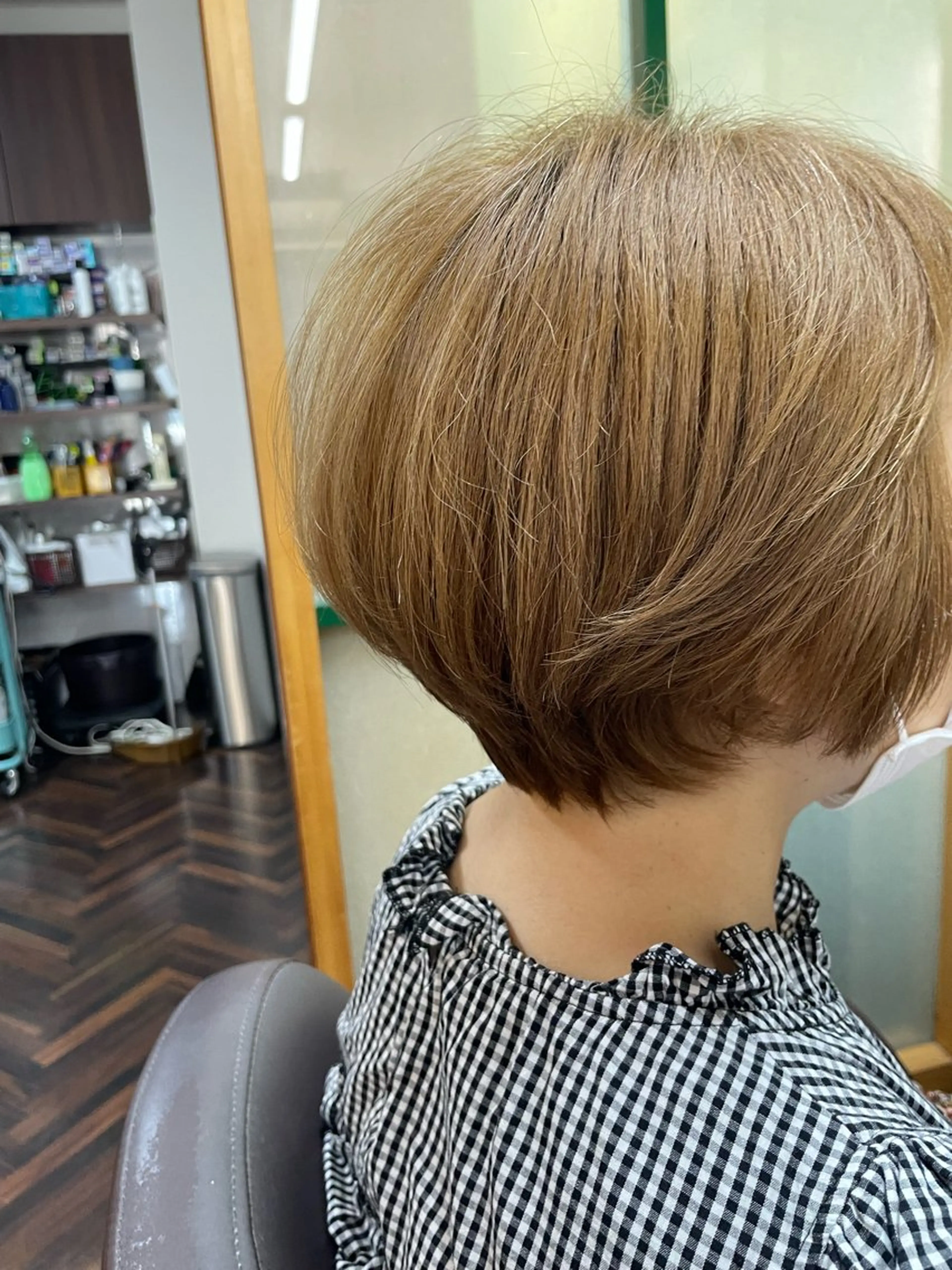 ショート ショートヘア katae sayoriのヘアスタイル