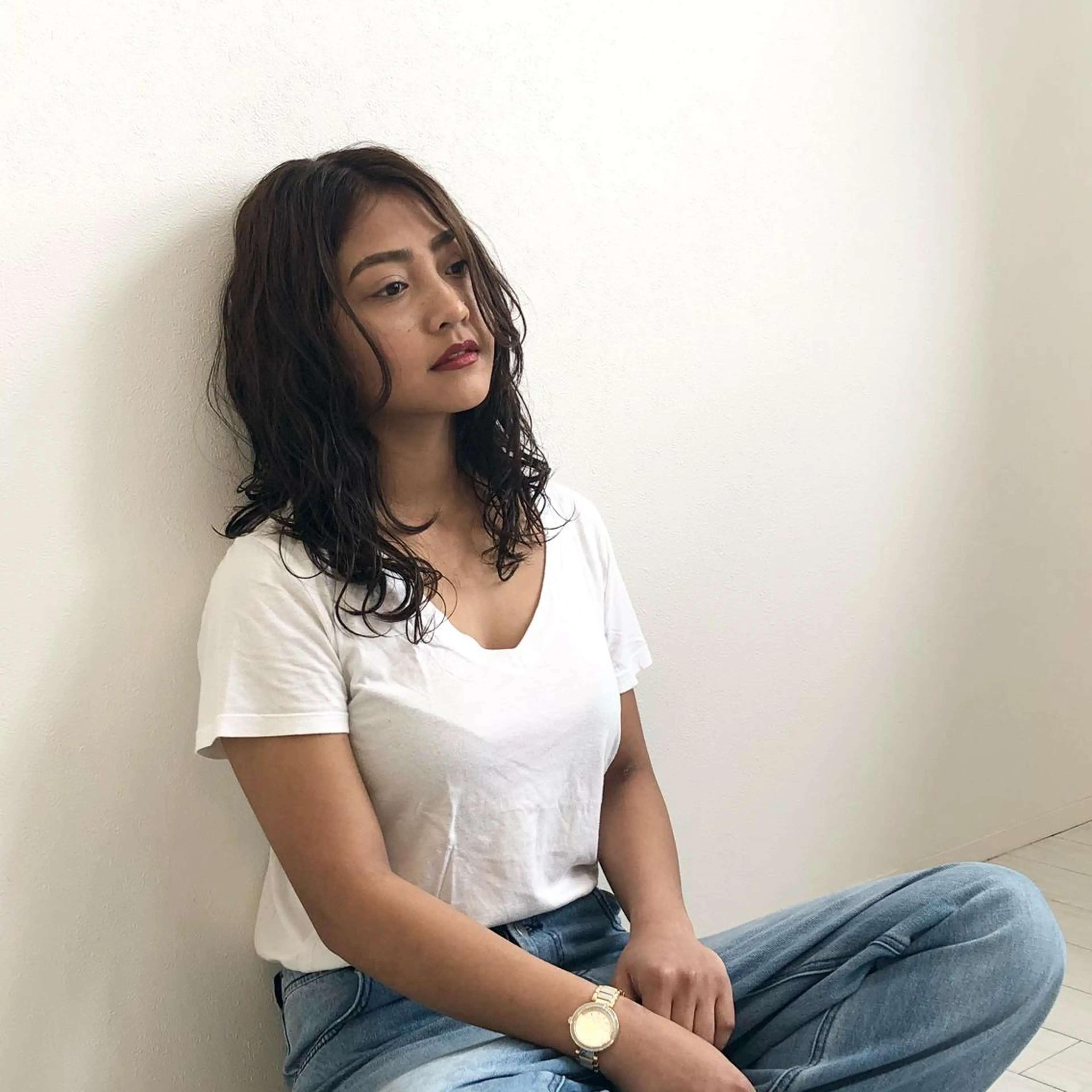 セミロング 韓国🇰🇷ボブ✂︎ レイヤー✂︎三吉明人のヘアスタイル