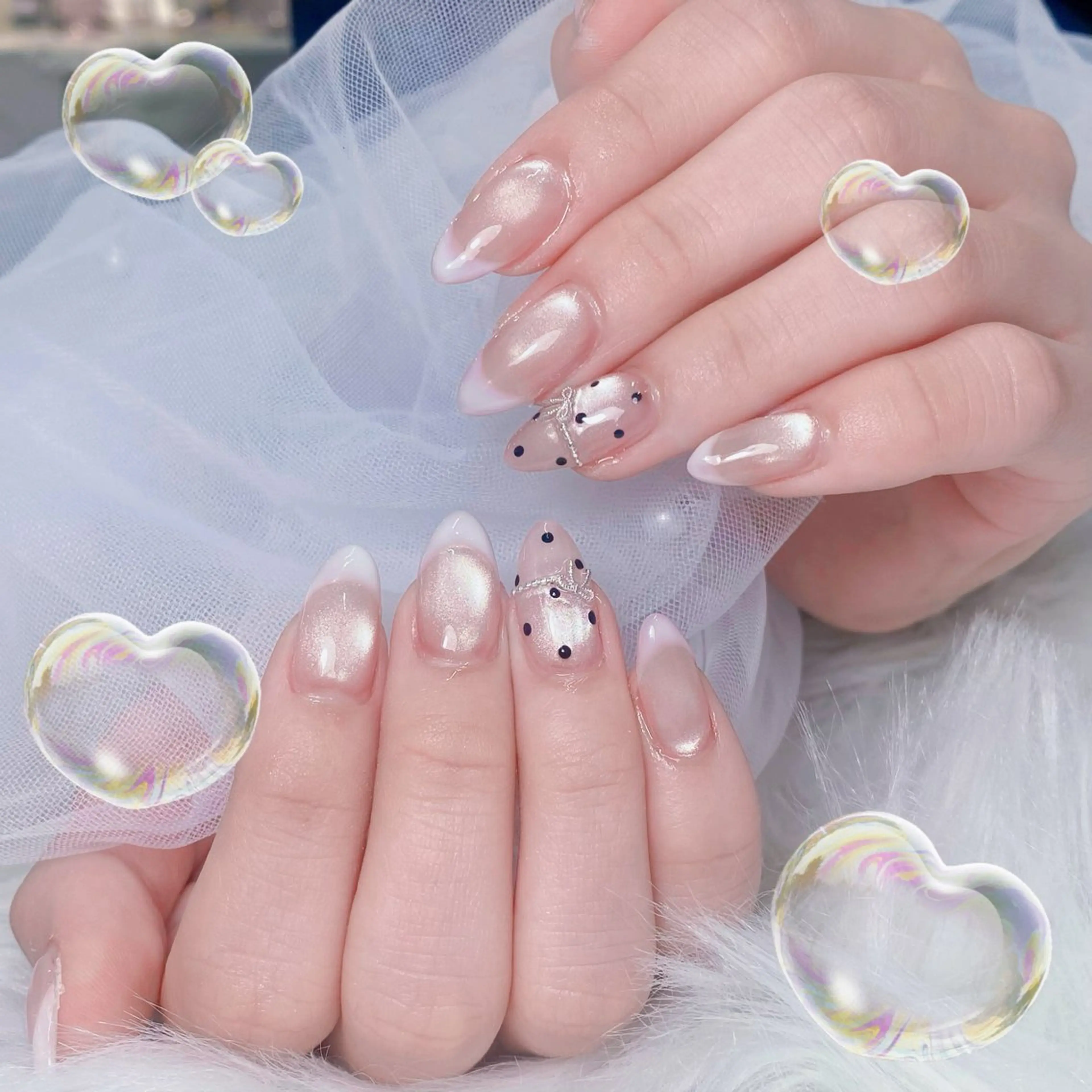 カラー グラデーションカラー ピンクカラー ハンドネイル AIN Nailのネイルデザイン