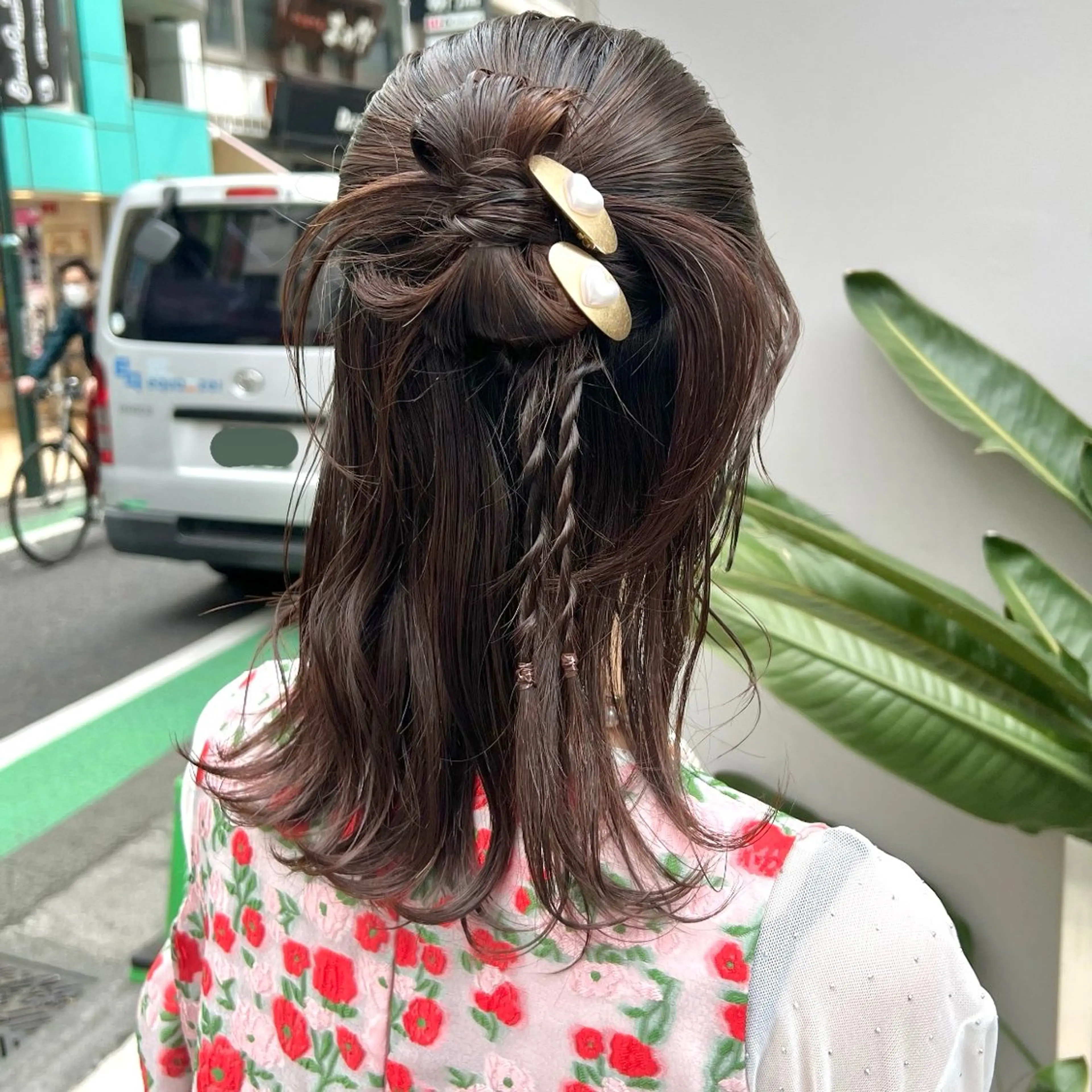 ミディアム ヘアアレンジ ヘアセット KIHO |Bond 三軒茶屋のヘアスタイル