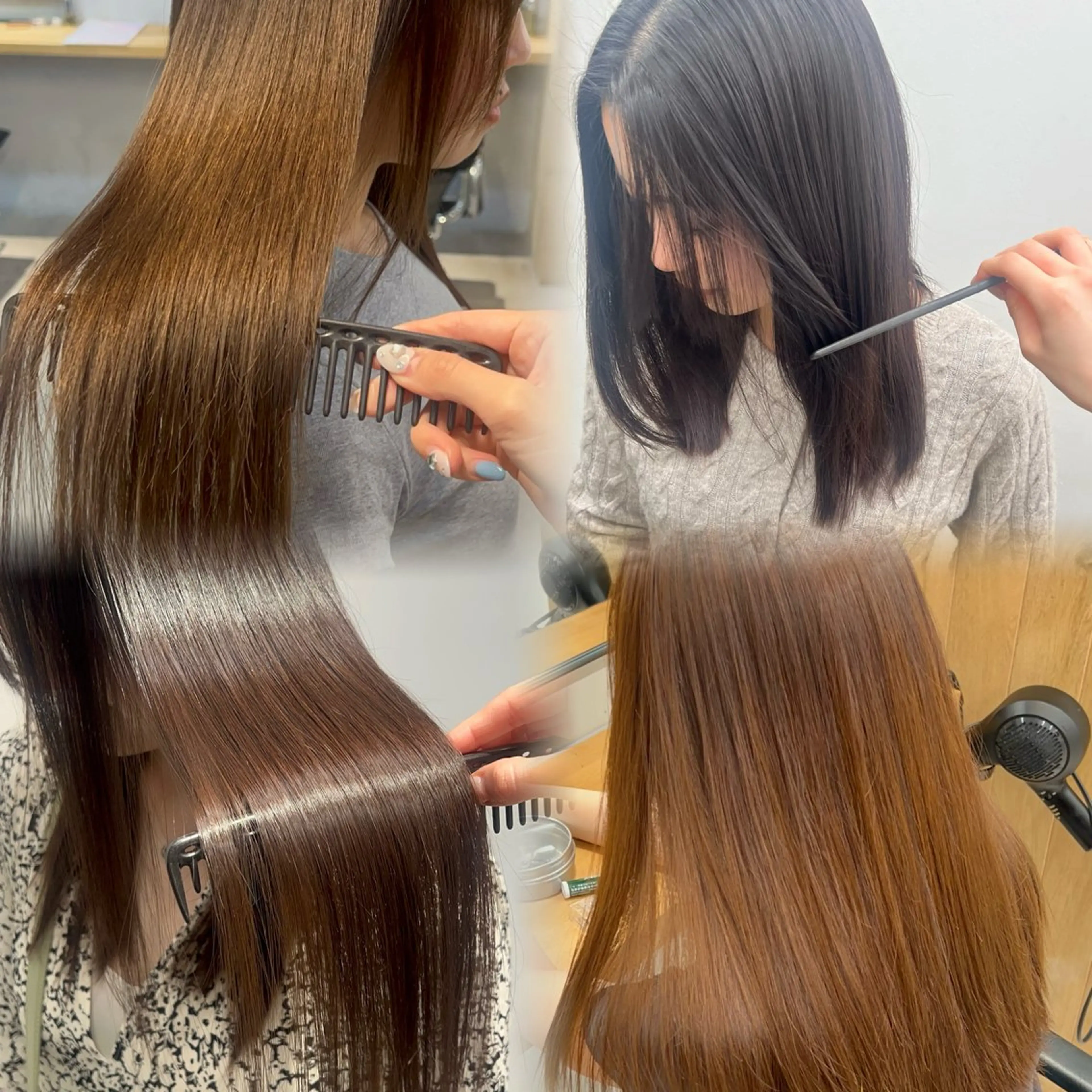 ロング パーマ 縮毛矯正 Lomalia もえか/ボブパーマのヘアスタイル