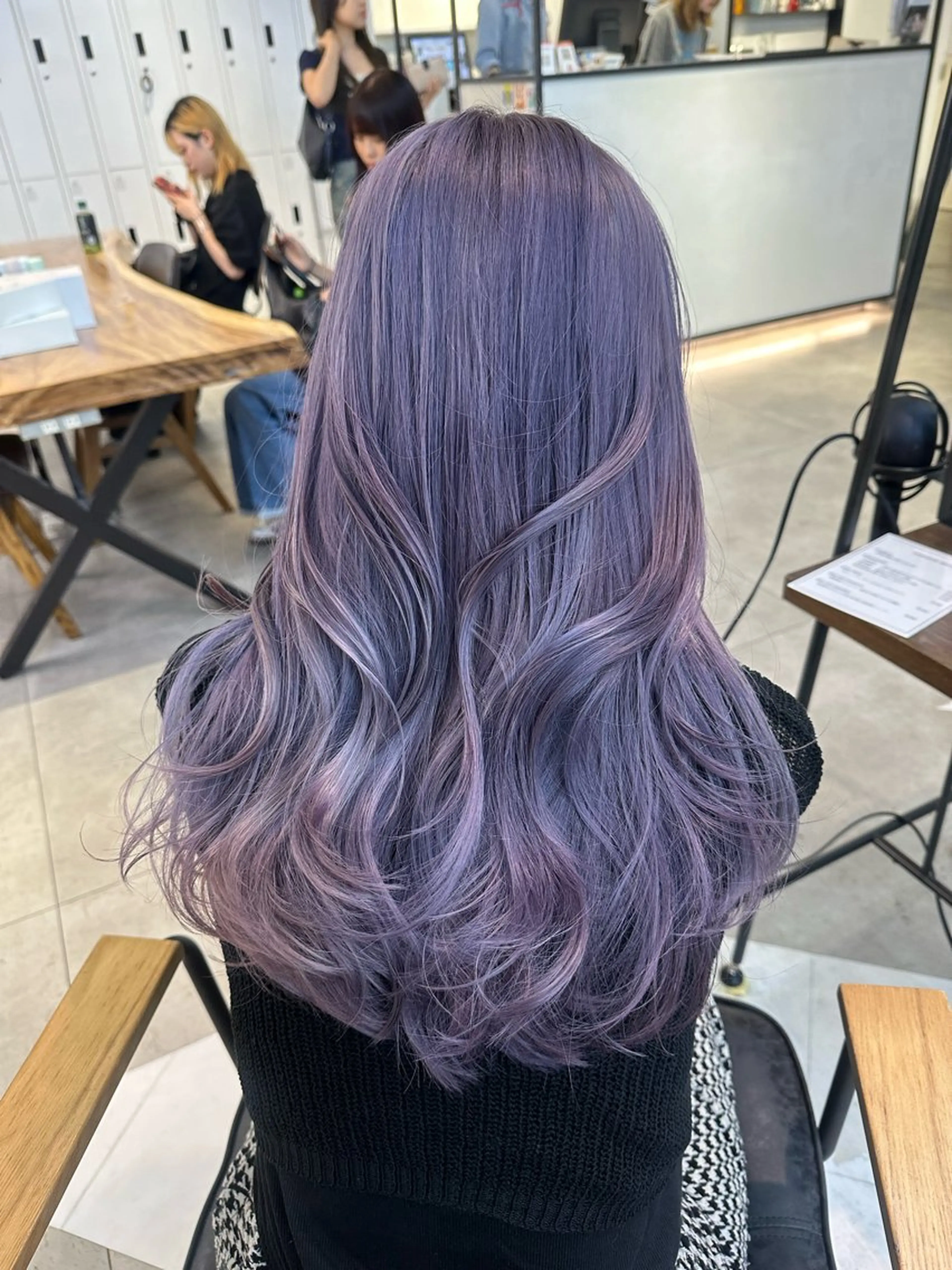 ロング カラー ヘアカラー 韓国ヘアメンズ・レデ ィース特化ミクのヘアスタイル