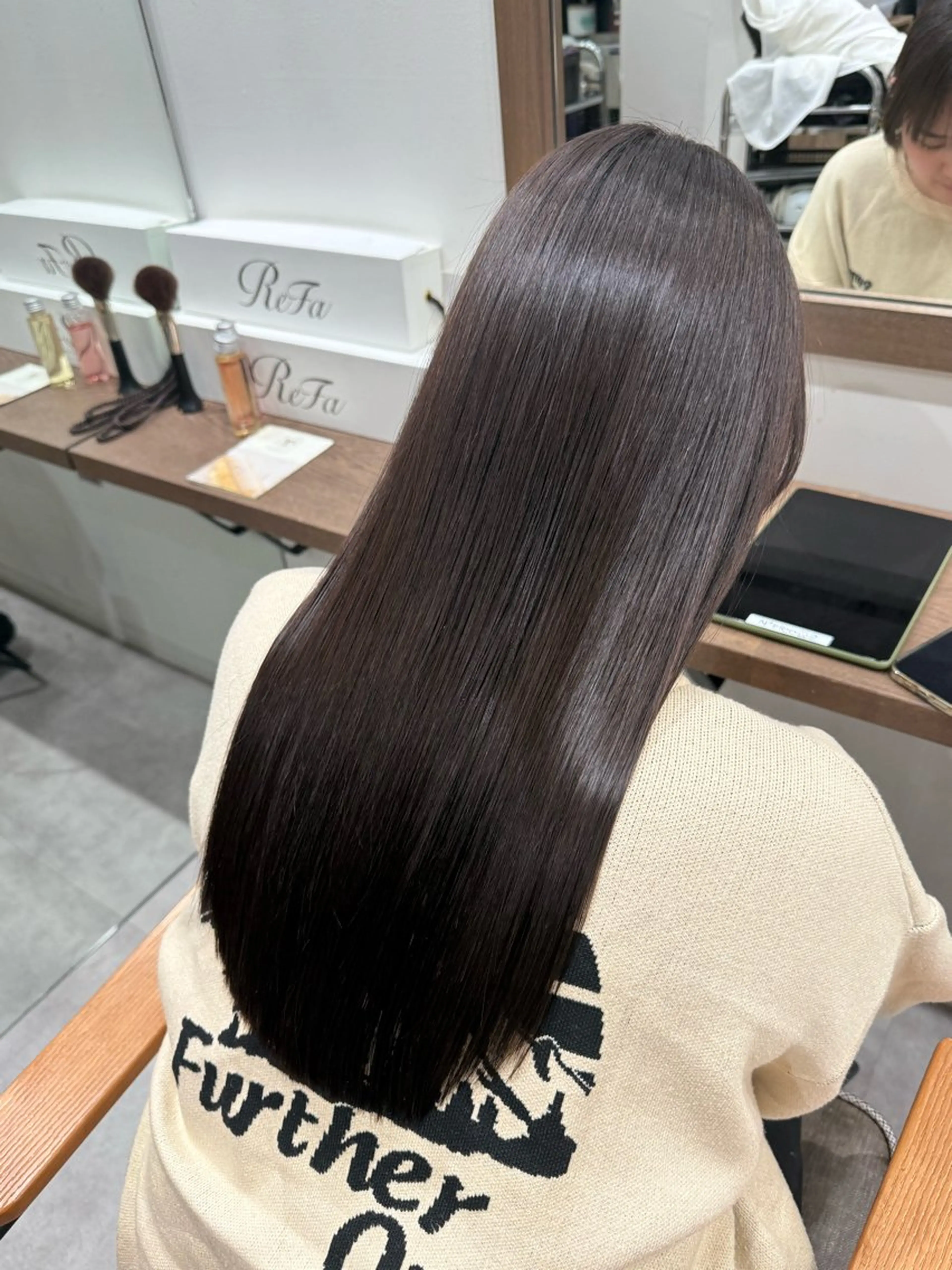 ロング ルナ🫐縮毛矯正 🫐髪質改善のヘアスタイル