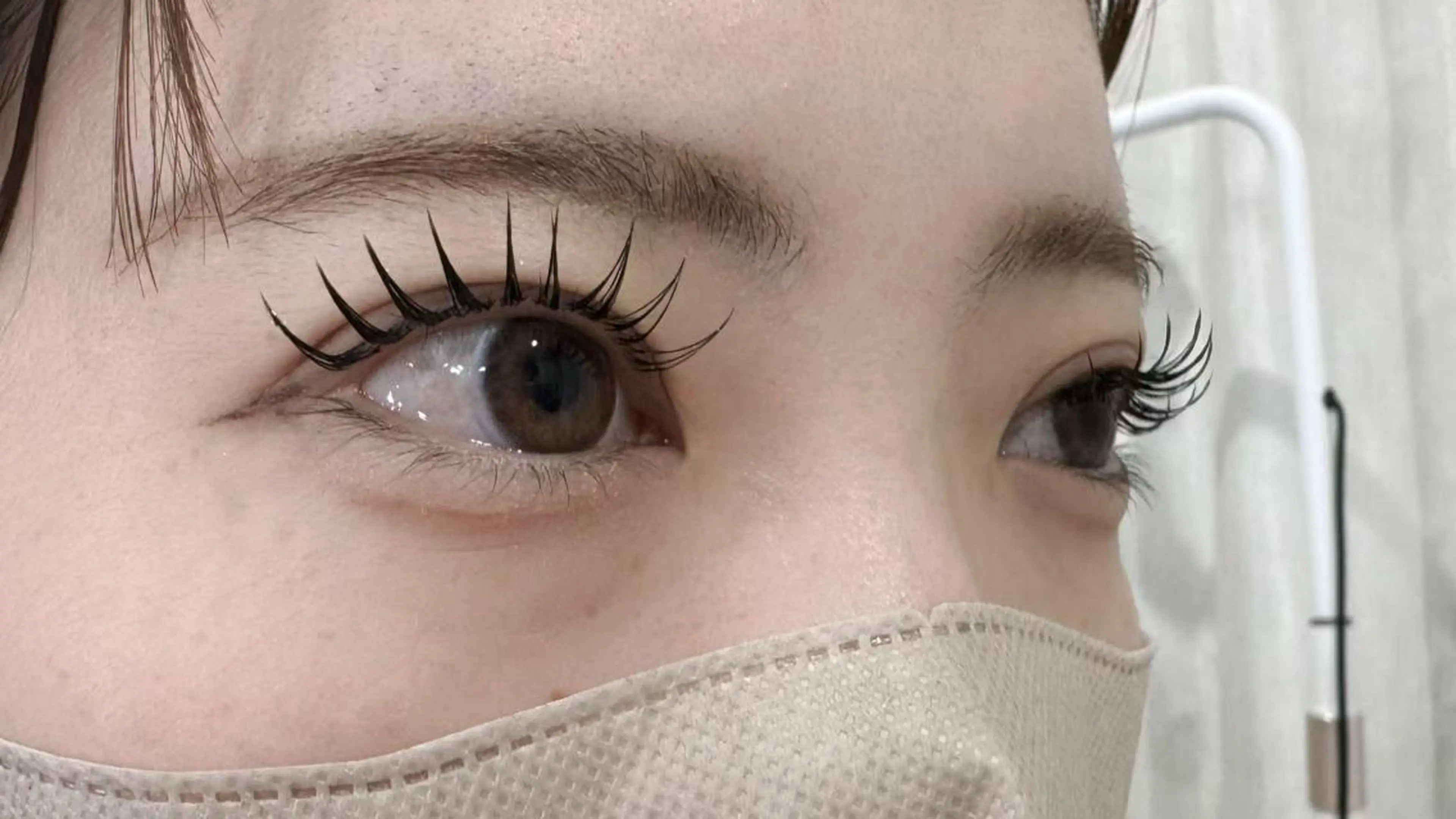 マツエク・マツパ フラットラッシュ 下まつげエクステ ABマツエクネイルサ ロンソウソウのマツエク・マツパデザイン