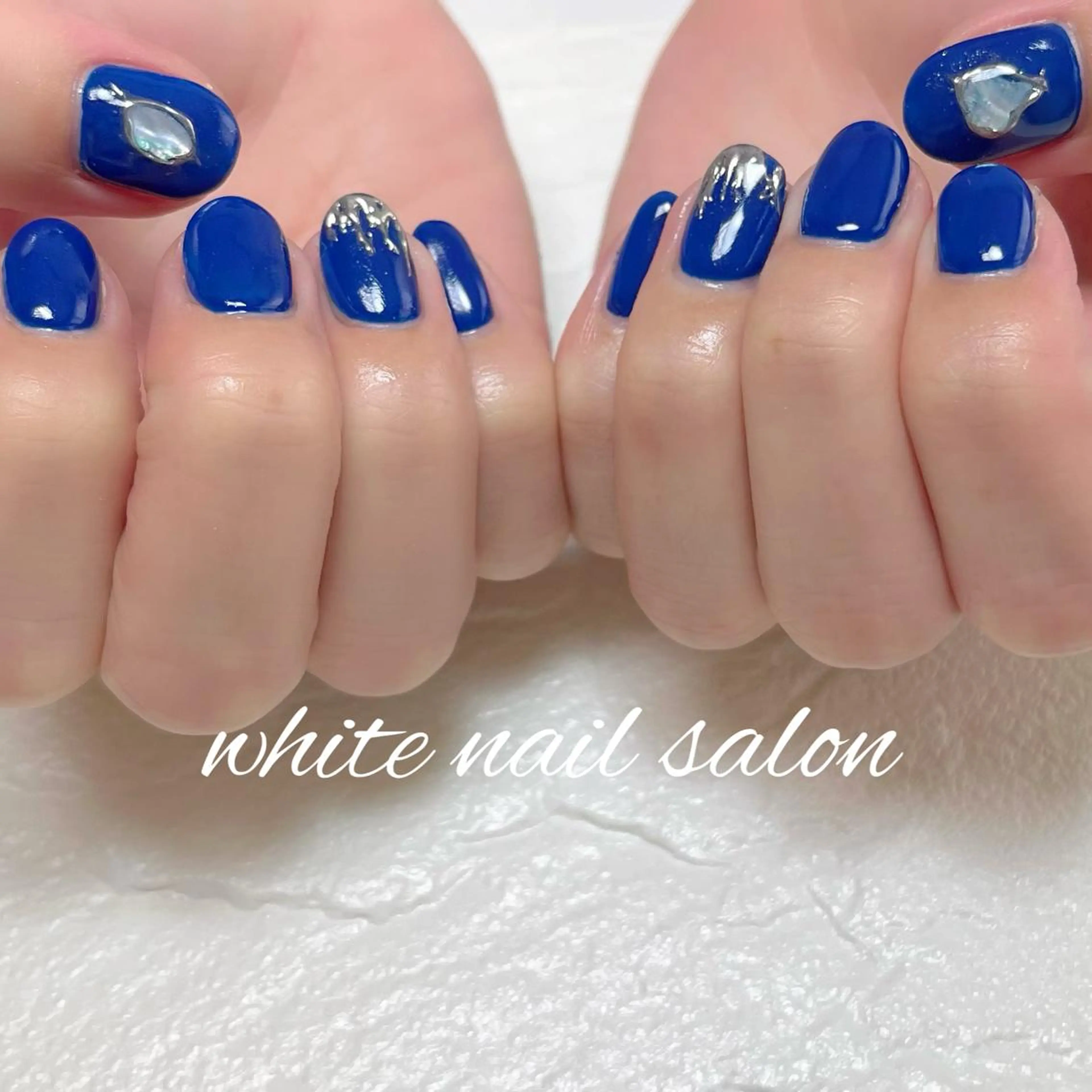 ネイル フットネイル ジェルネイル ハードジェル ラメ(グリッター) 持ち込み ハンドネイル white nail salonのネイルデザイン