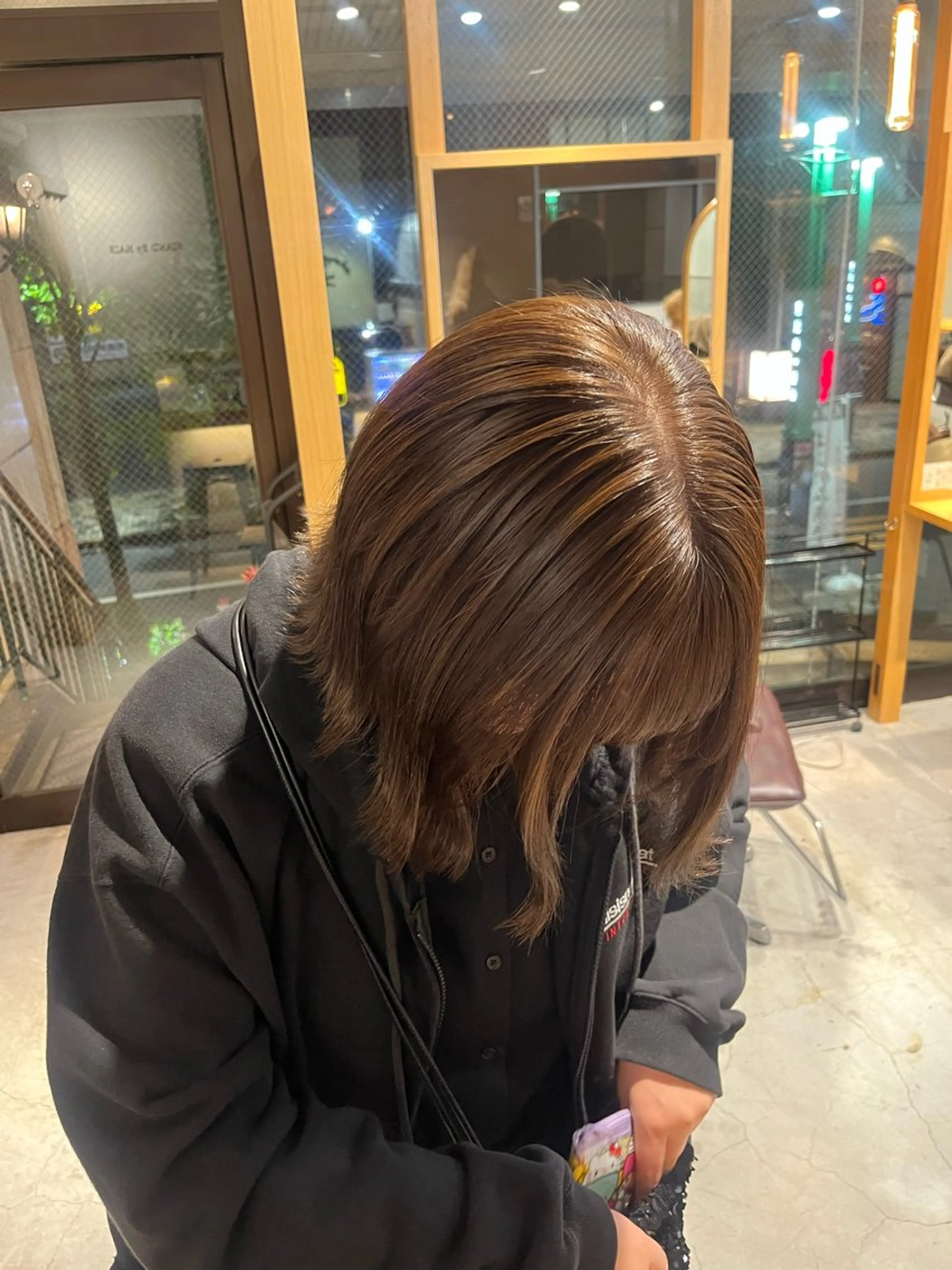 ショート ヘアカラー 🤎透明感ツヤカラー Chinatsu🤎のヘアスタイル