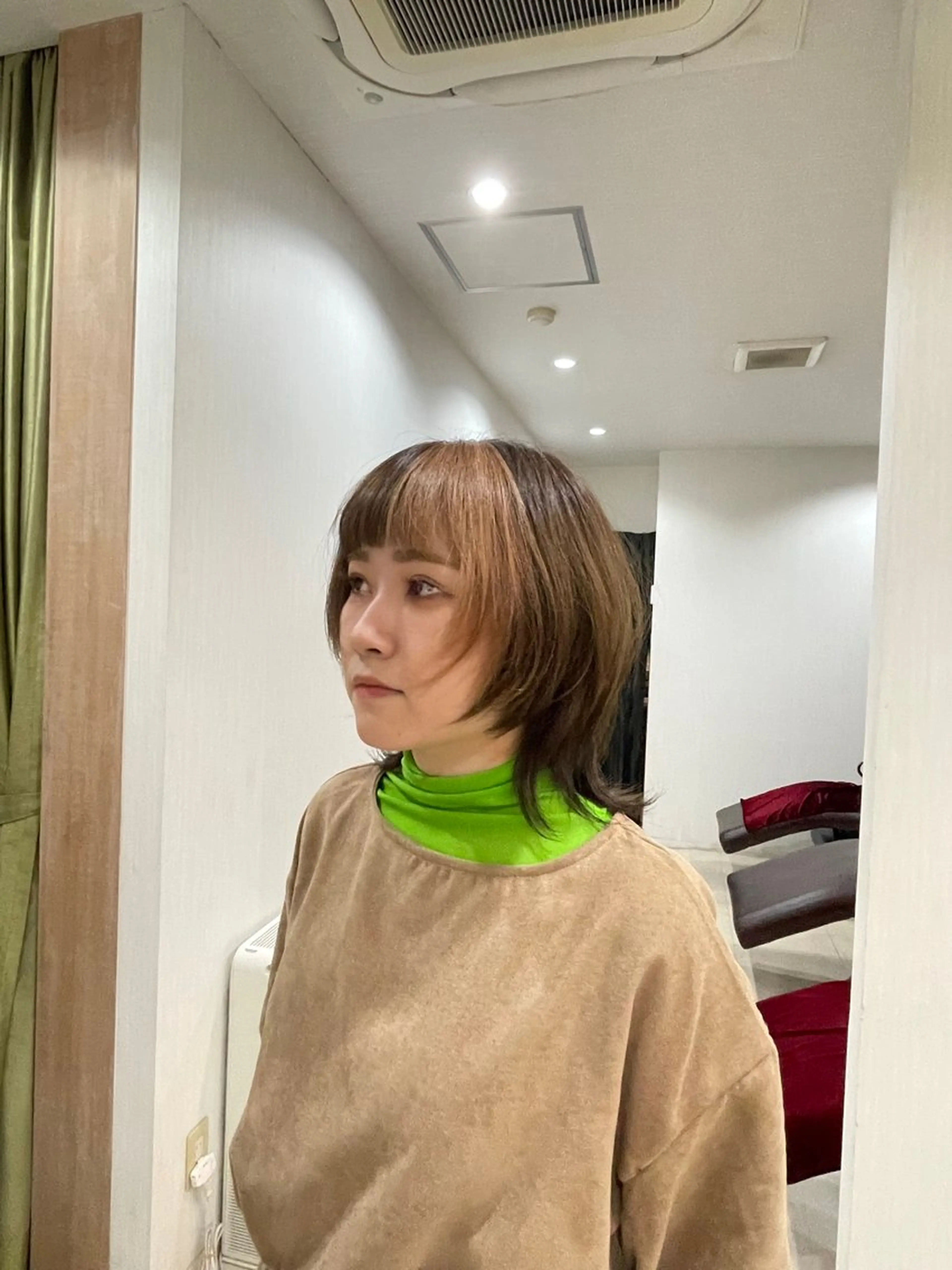 ミディアム カラー 似合わせパーマ/ メンズパーマ/しゅうのヘアスタイル