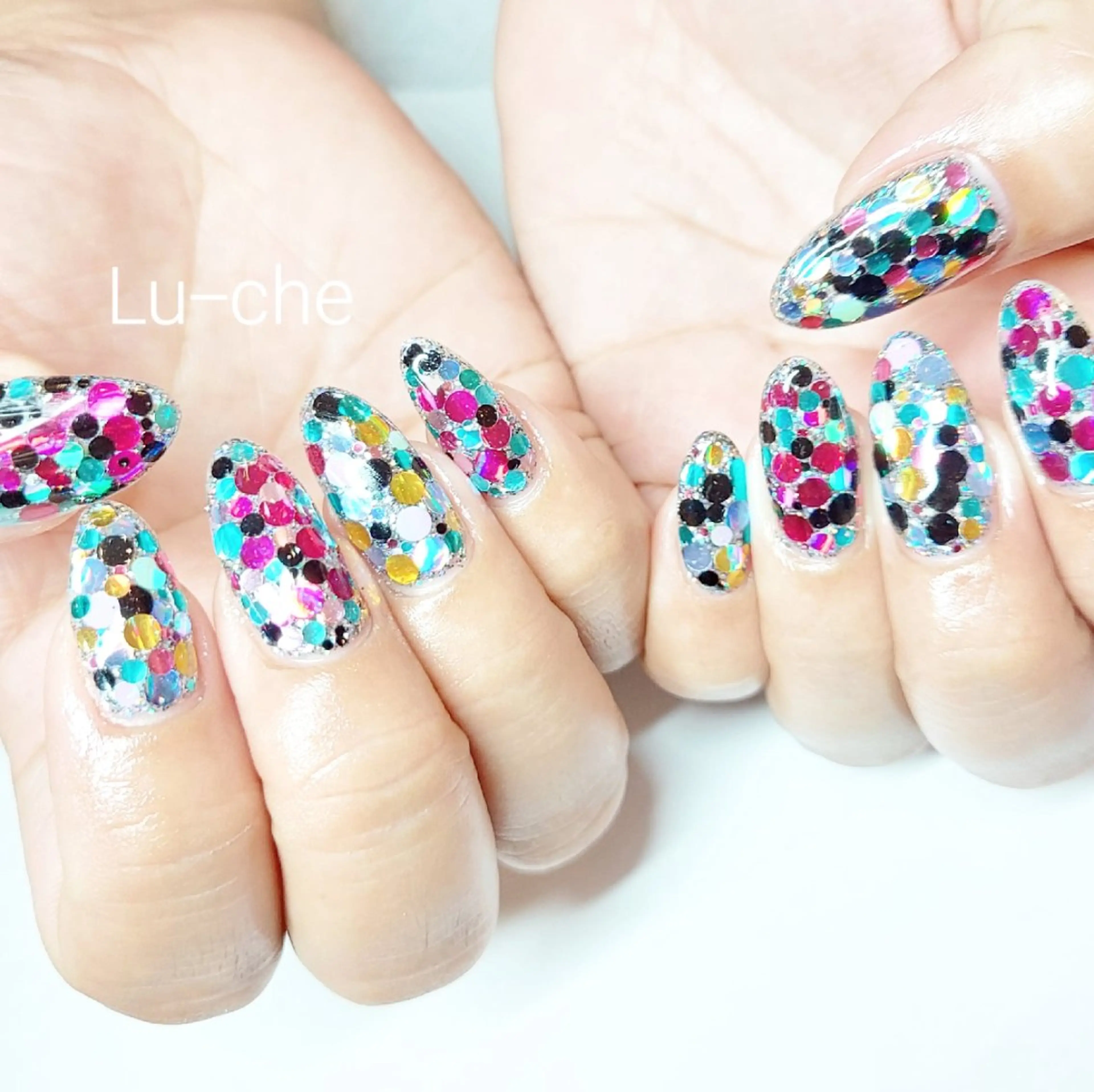 ネイル スカルプネイル ハンドネイル Lｰnail 呉店のネイルデザイン