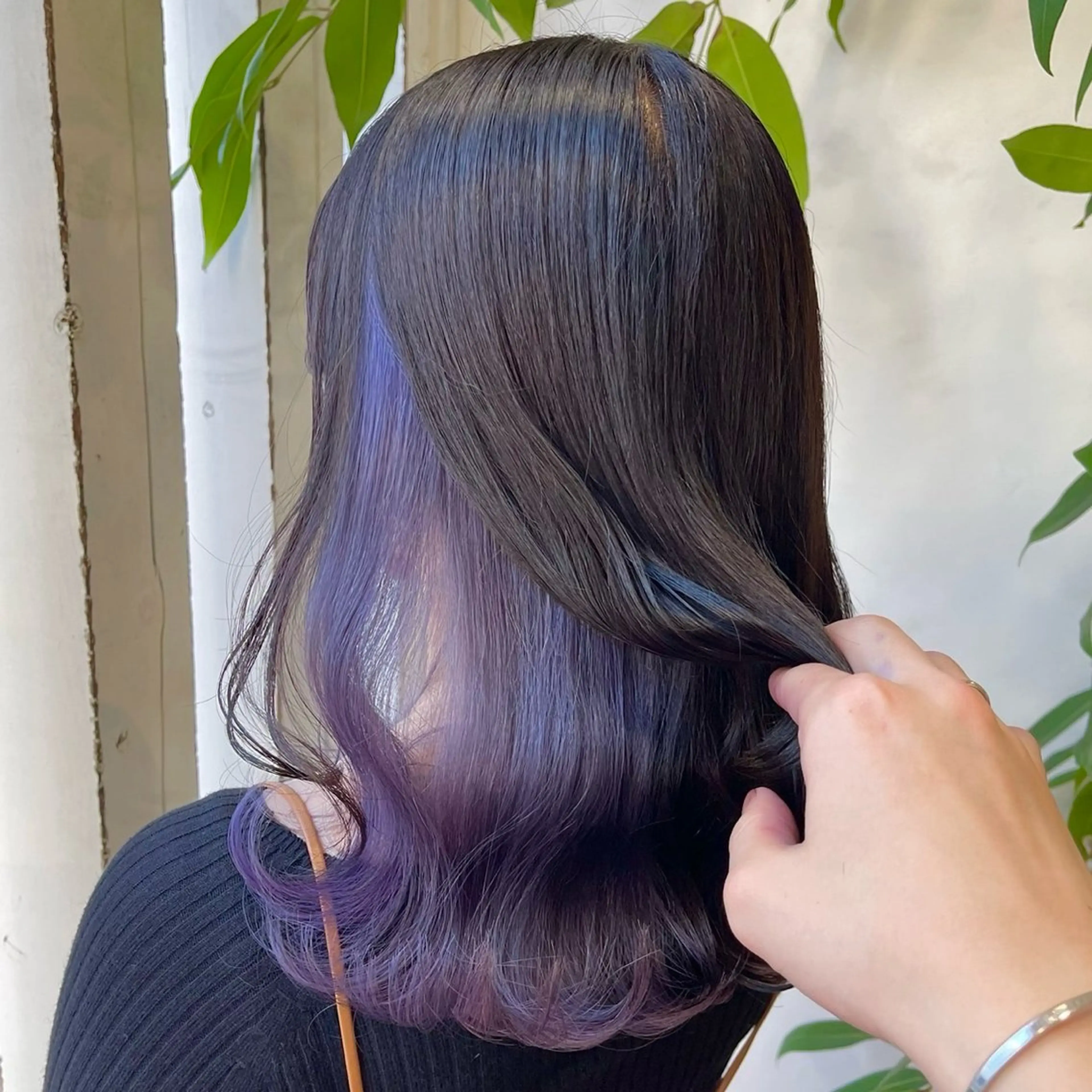 ロング カラー ヘアカラー トリートメント 梅原 姫🍬🐰のヘアスタイル