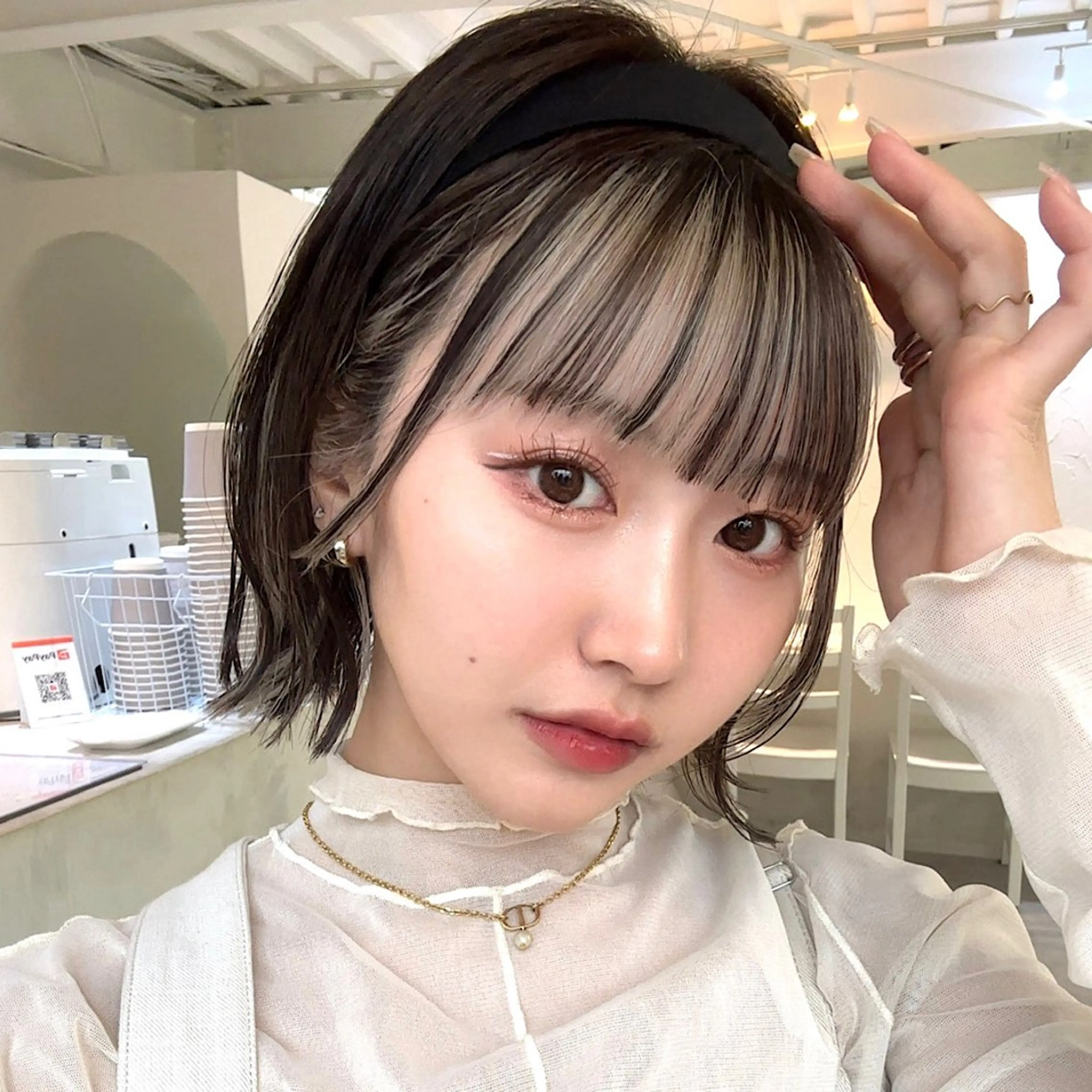 カット ➕艶カラー➕超音波アイロン髪質改善トリートメント🕊️🫧の写真