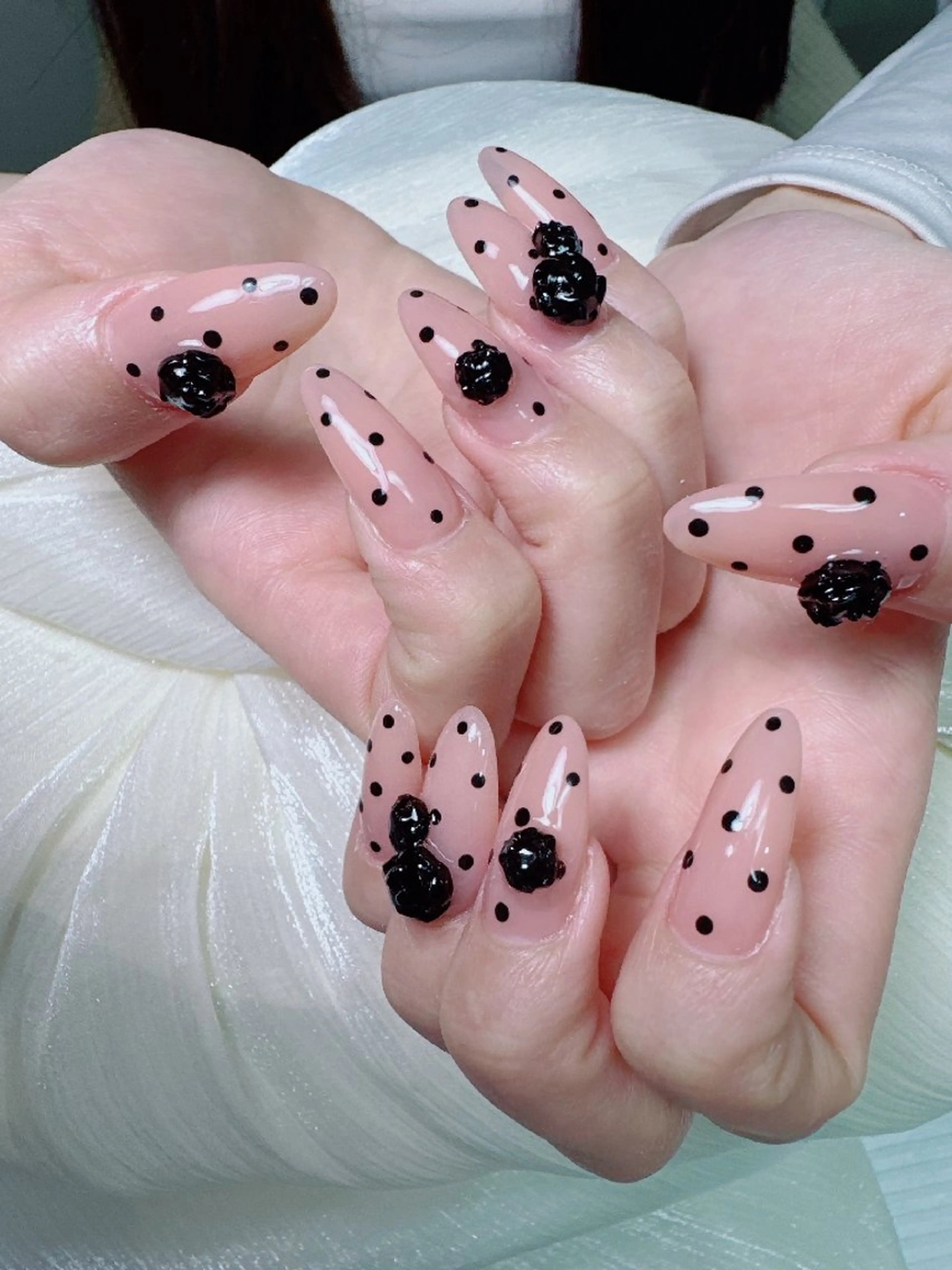 ネイル 長さ出し ワンカラーネイル ネイルチップ ハンドネイル sakii_nail 池袋のネイルデザイン