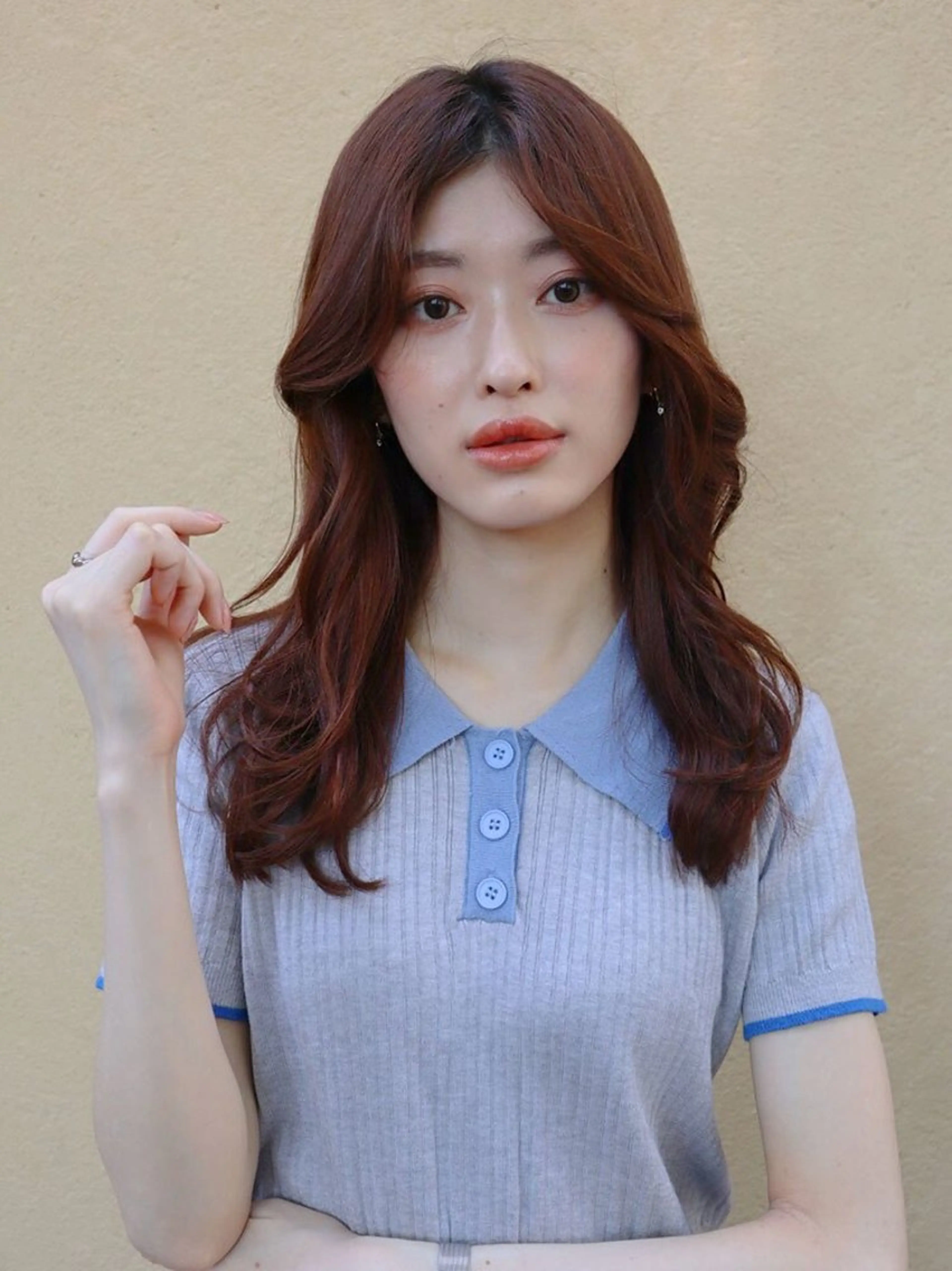 【ご新規様限定】透明感ボンドカラー+骨格補正カット+3STEPトリートメントの写真