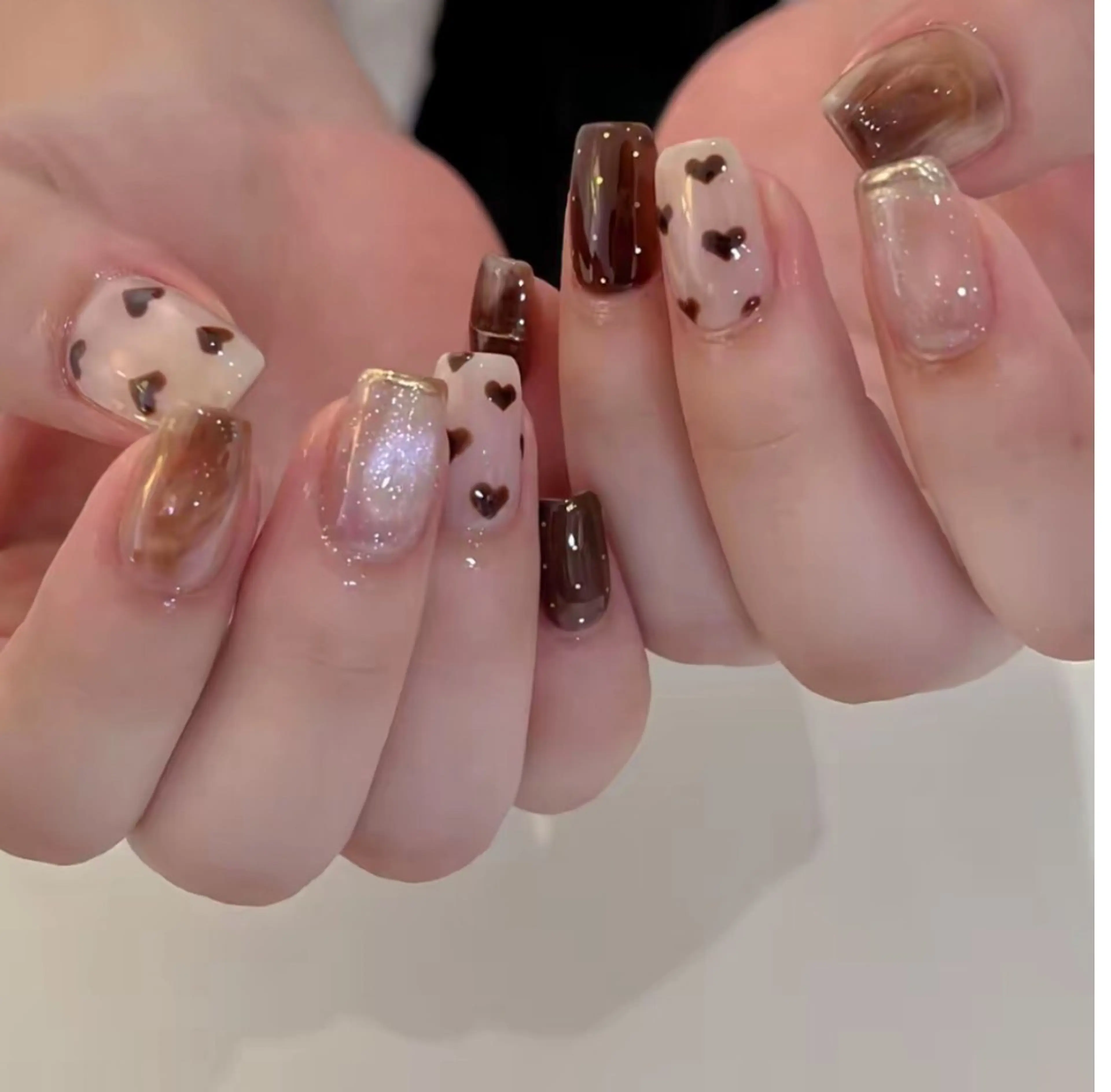 ネイル アートネイル ジェルネイル グラデーション マグネットネイル ニュアンスネイル ハンドネイル Ryu Nail Studio所属・Ryu nail studioのネイルデザイン