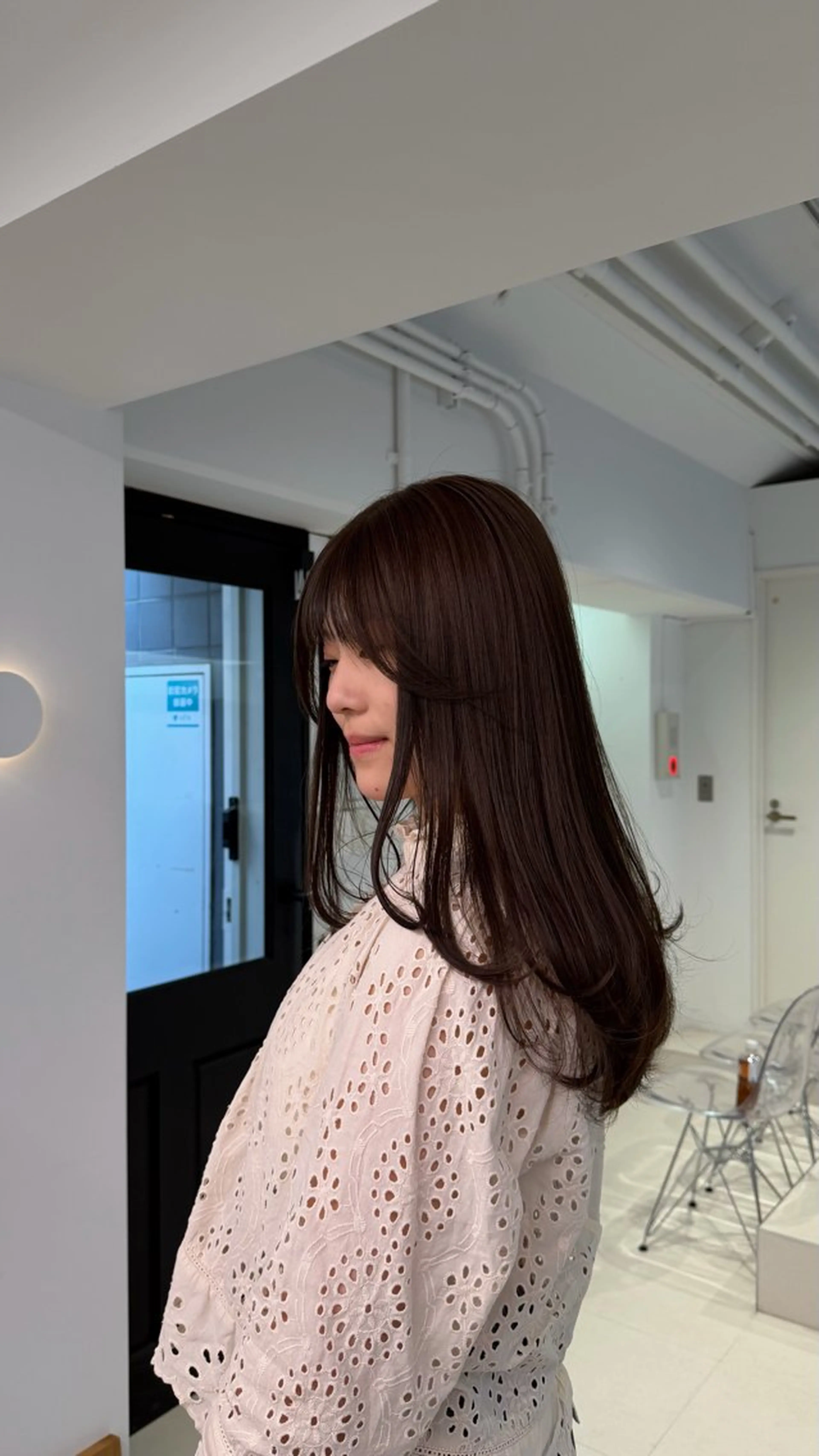 ロング カラー カット ヘアカラー トリートメント naturalカラー / Rukaのヘアスタイル