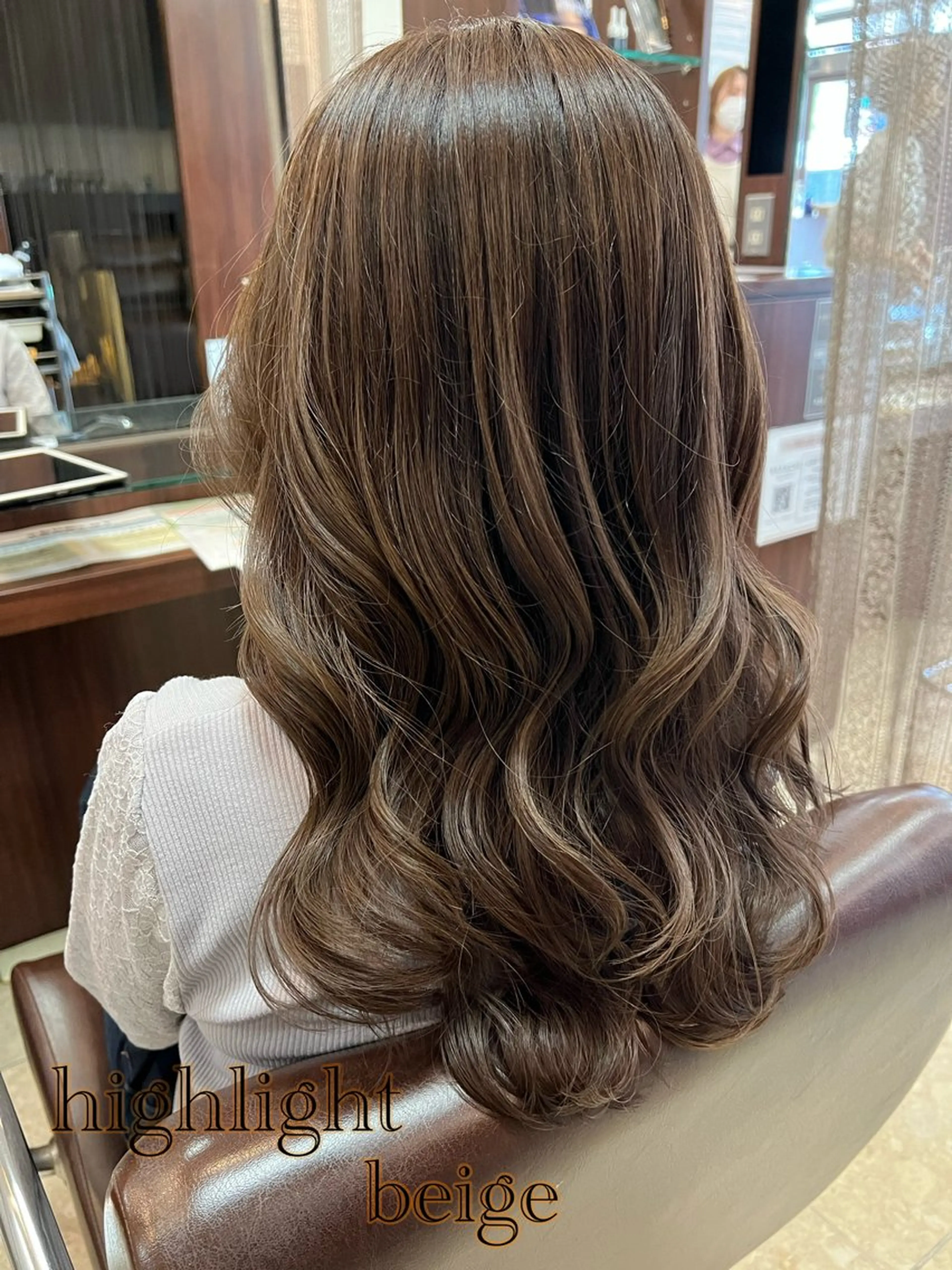 ロング カラー ベージュカラー ブラウンカラー ブラウンベージュ ブランシェ小幡駅前店 森樹のヘアスタイル