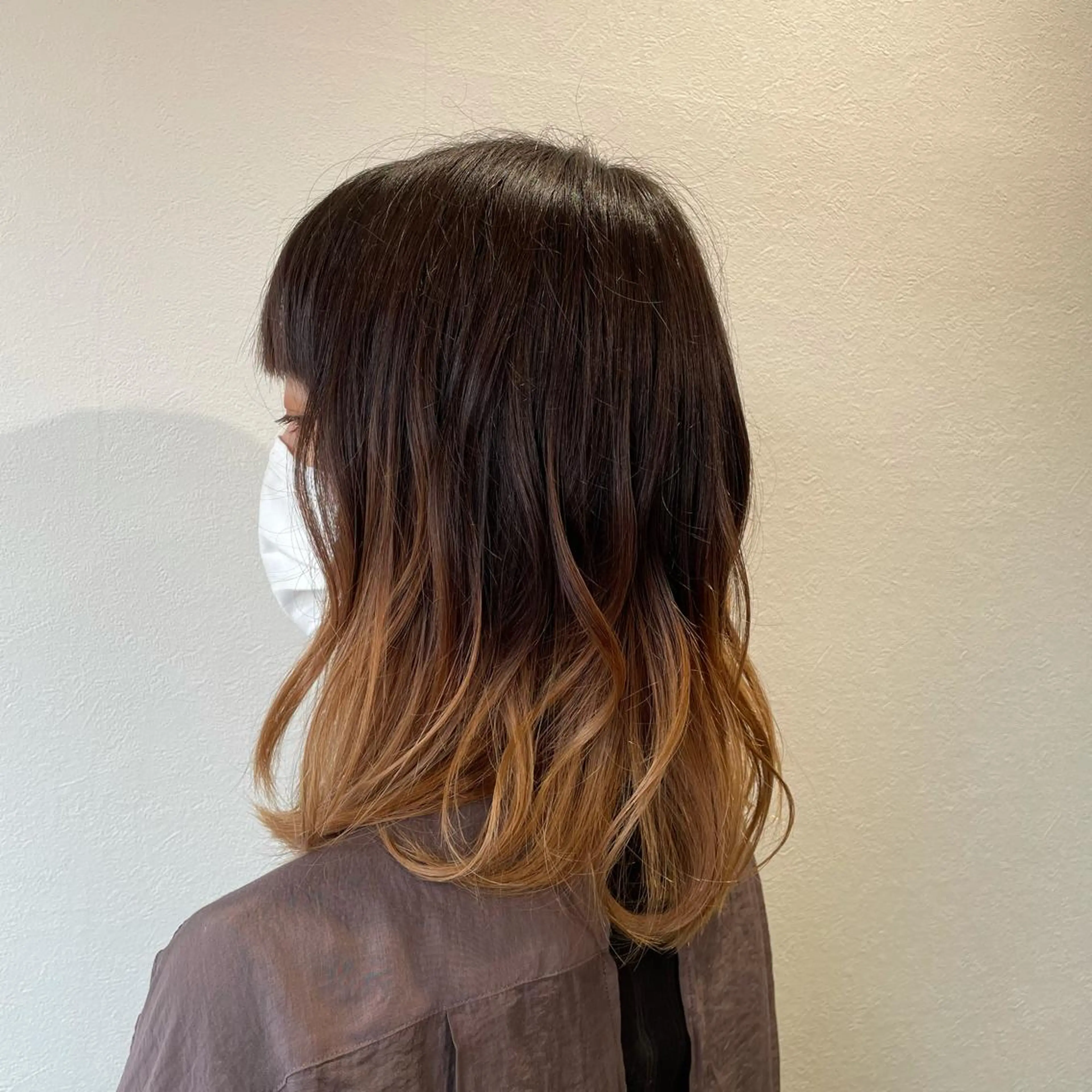 ミディアム 田原春 花梨のヘアスタイル