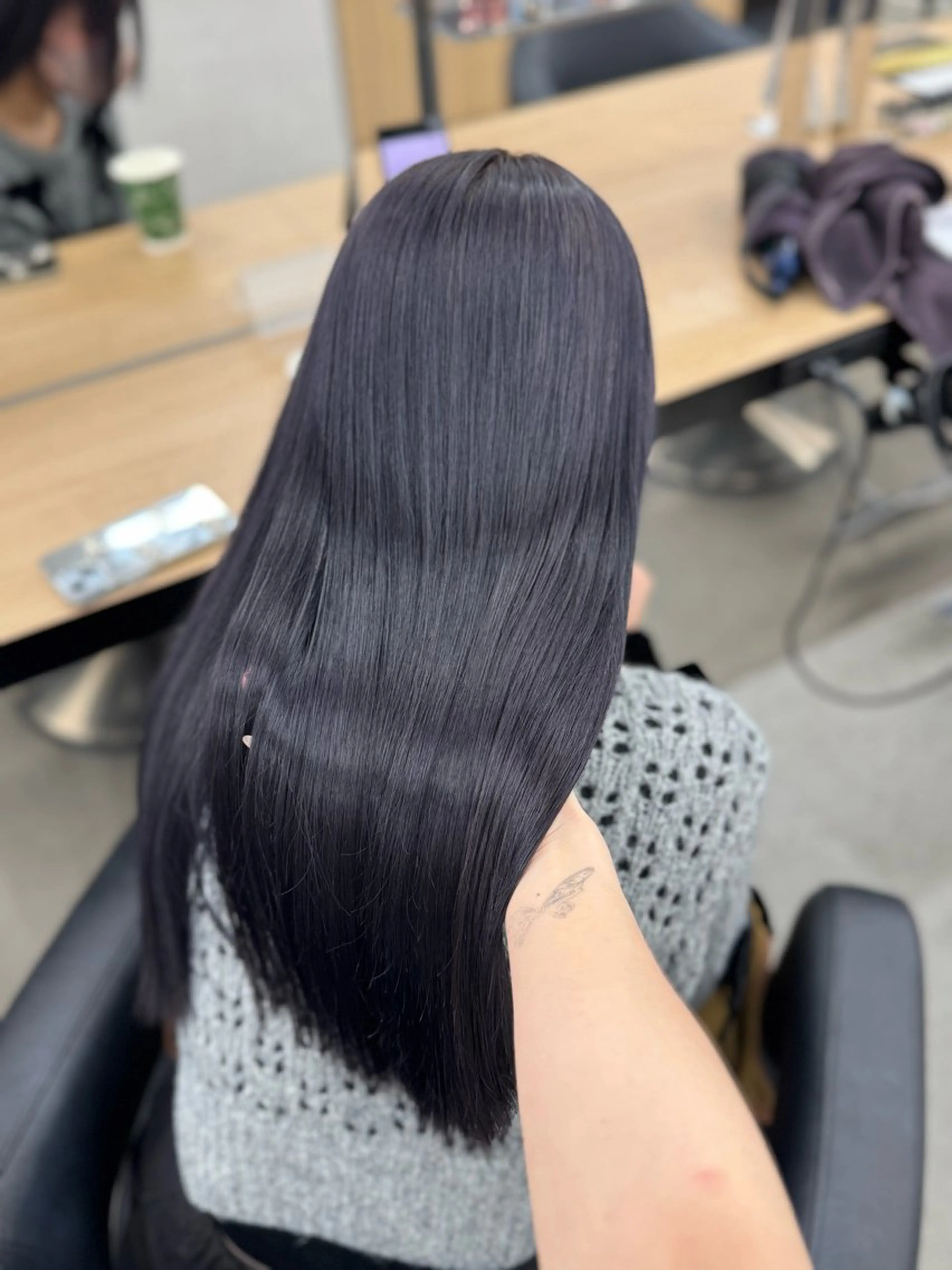 セミロング カラー ヘアアレンジ ヘアカラー トリートメント ヘッドスパ ヘアセット 🤍淡色ピンク&ラベ ンダーYUKI🤍のヘアスタイル