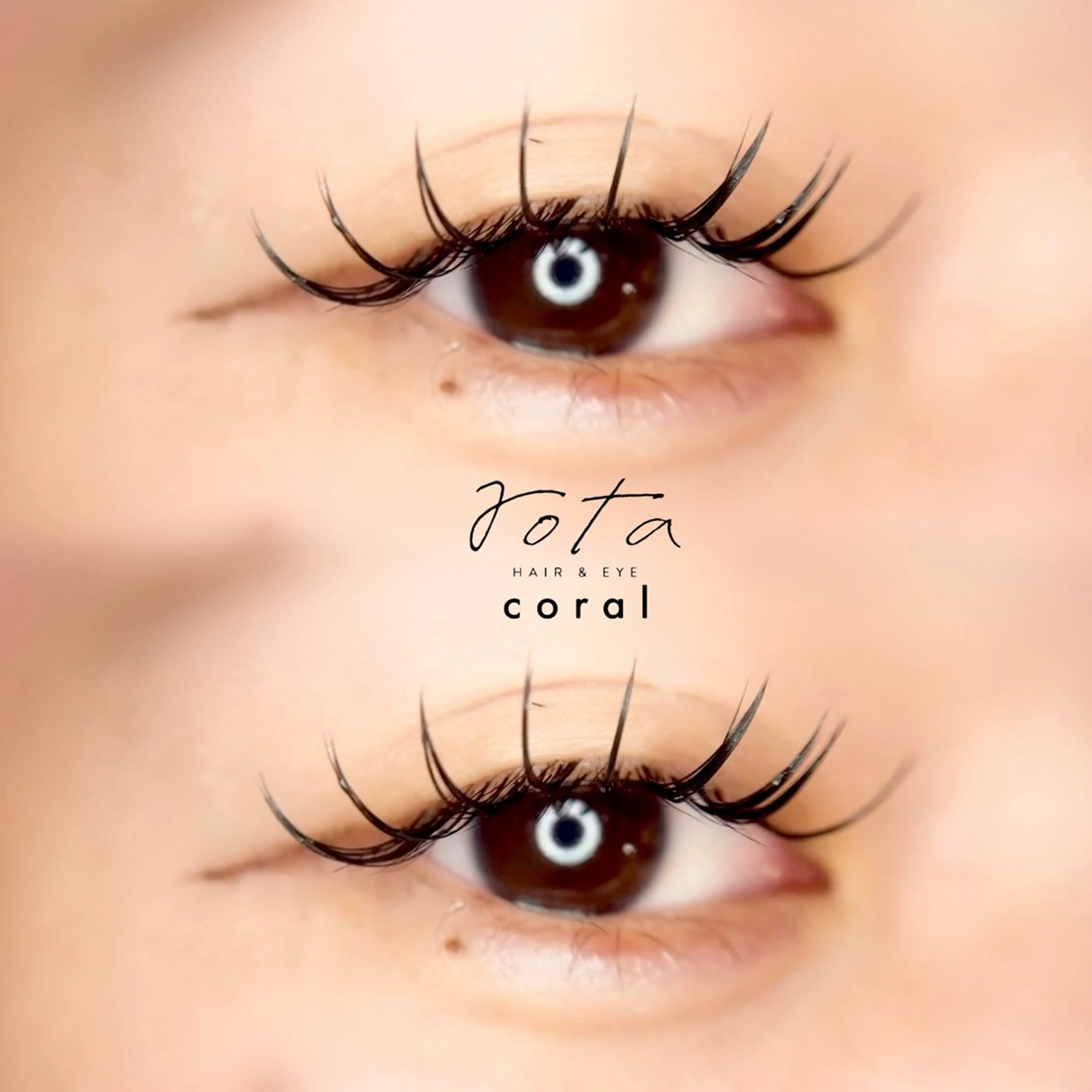 マツエク・マツパ Cカール Dカール フラットラッシュ マツエク ゆら🫧rota coral🫧のマツエク・マツパデザイン