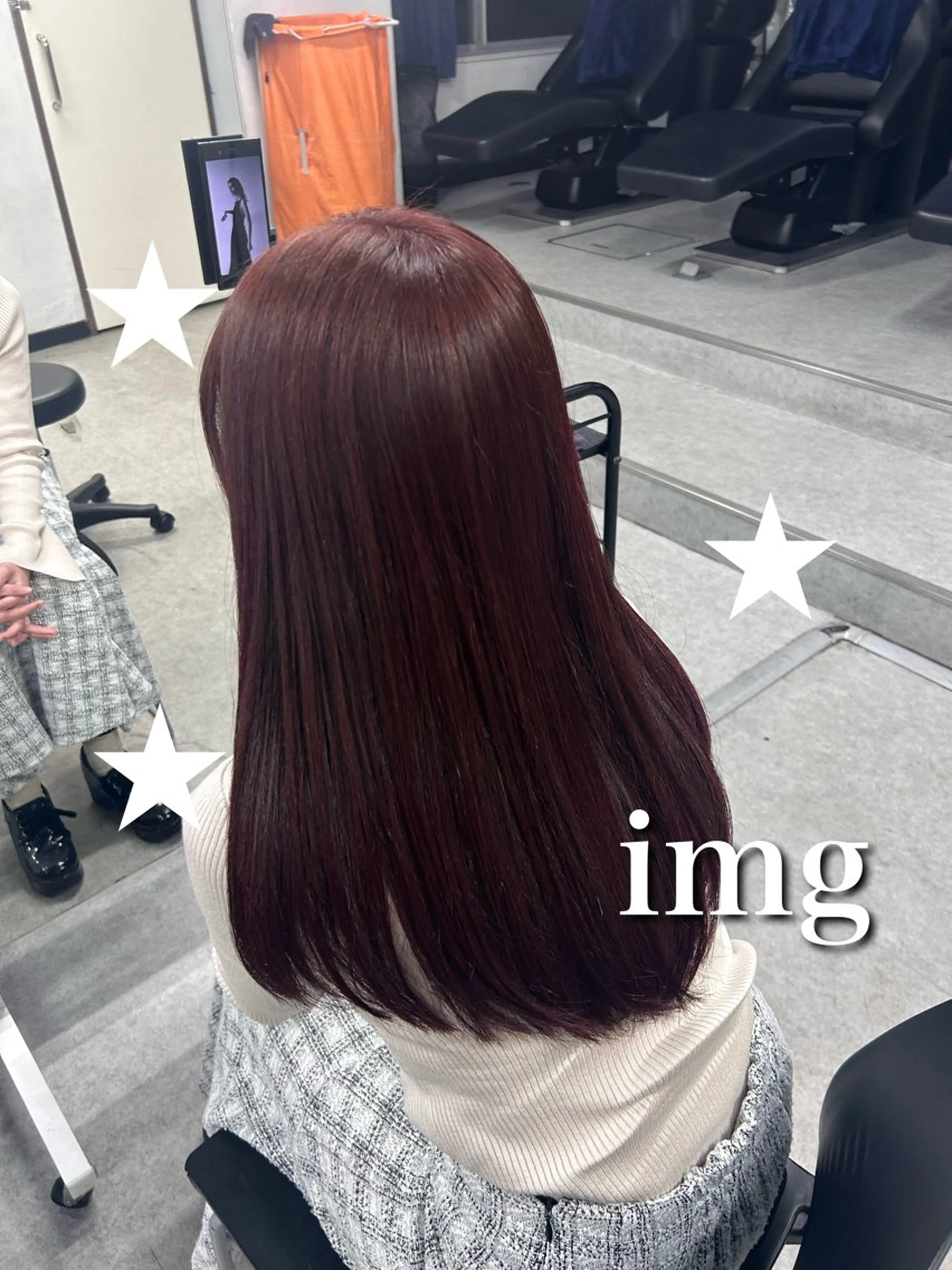 ロング カラー ヘアカラー 💙韓国スタイル💙 亜子のヘアスタイル