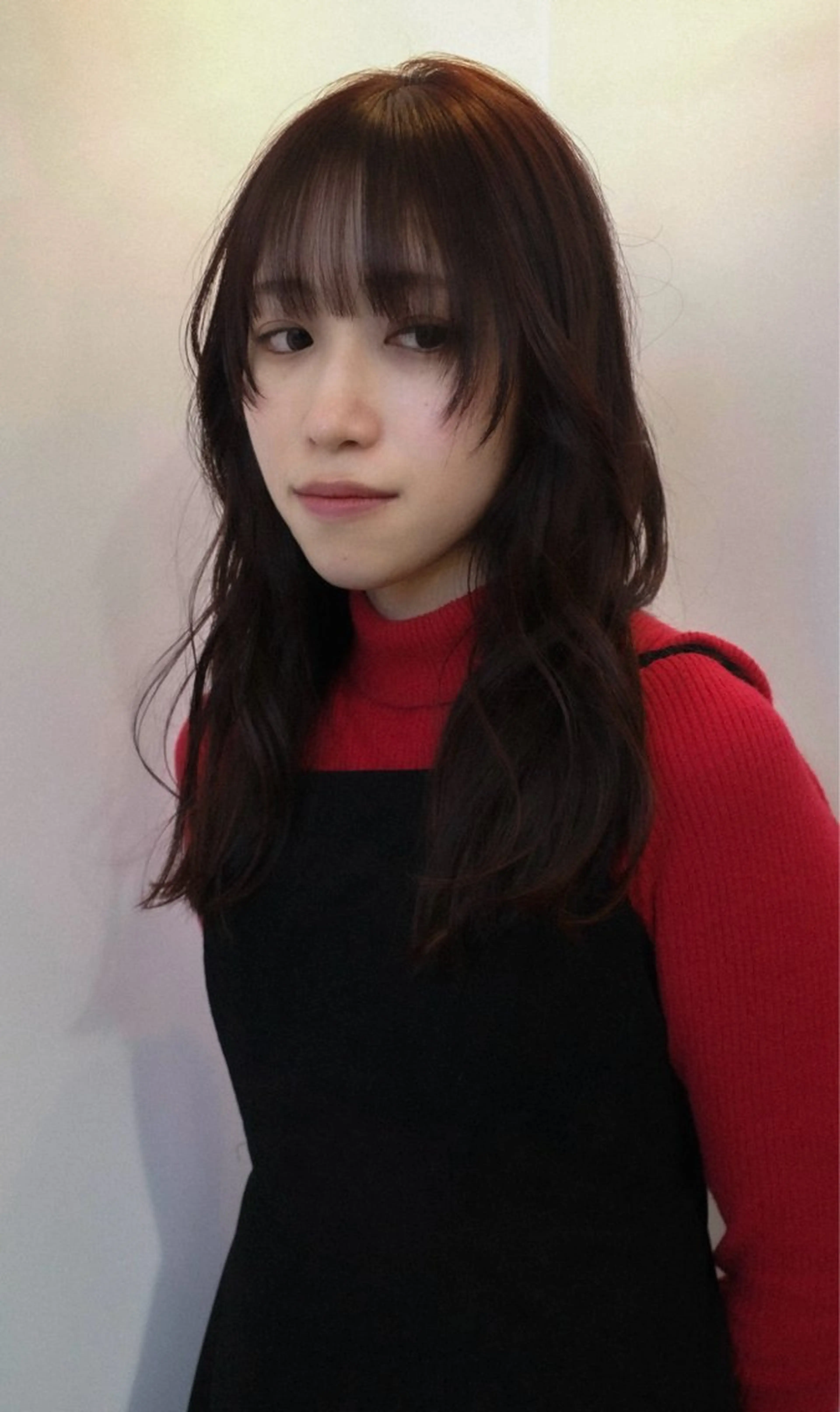 セミロング ヘアカラー tenn所属・小長谷 夕菜のヘアスタイル